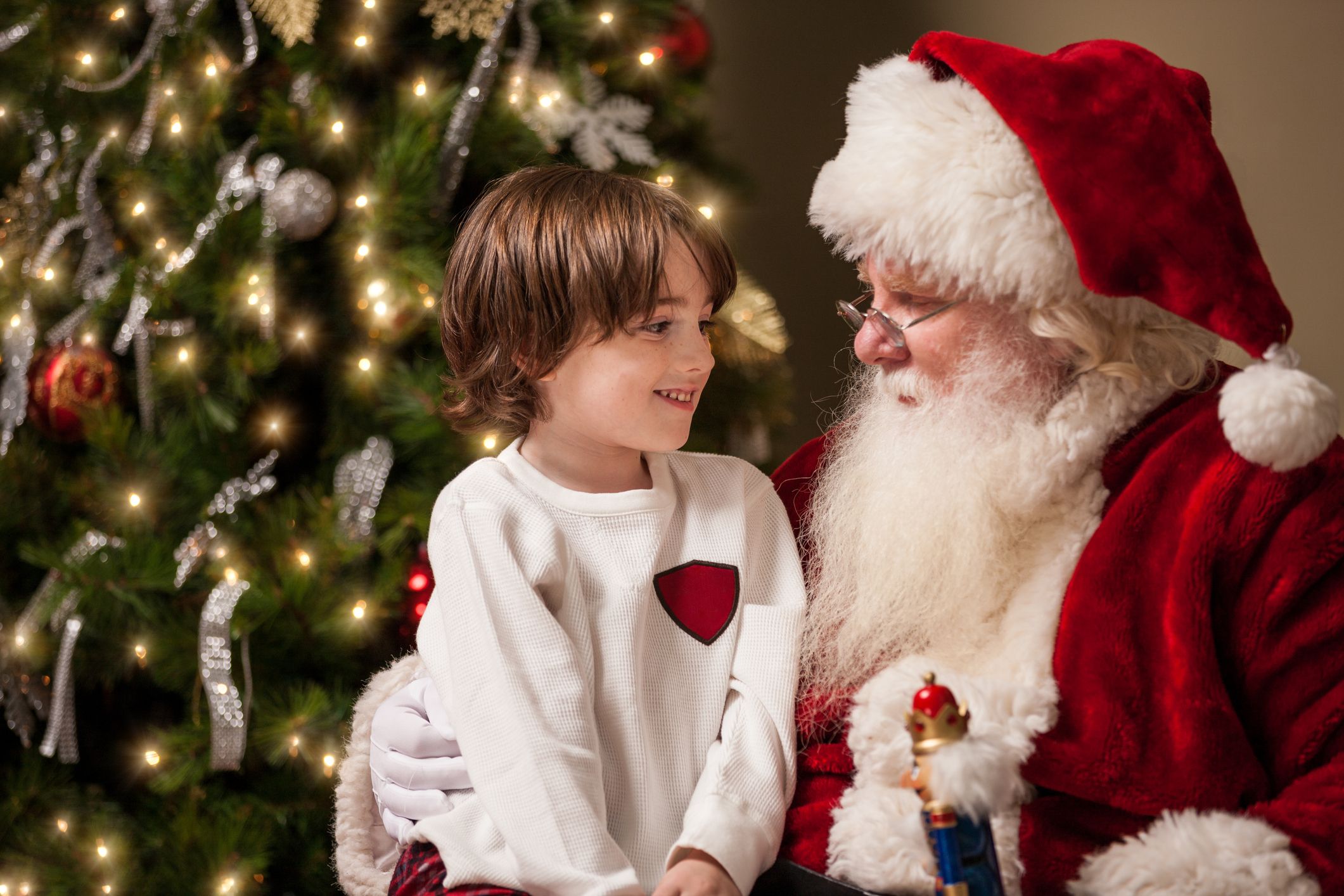 Child with Santa Claus