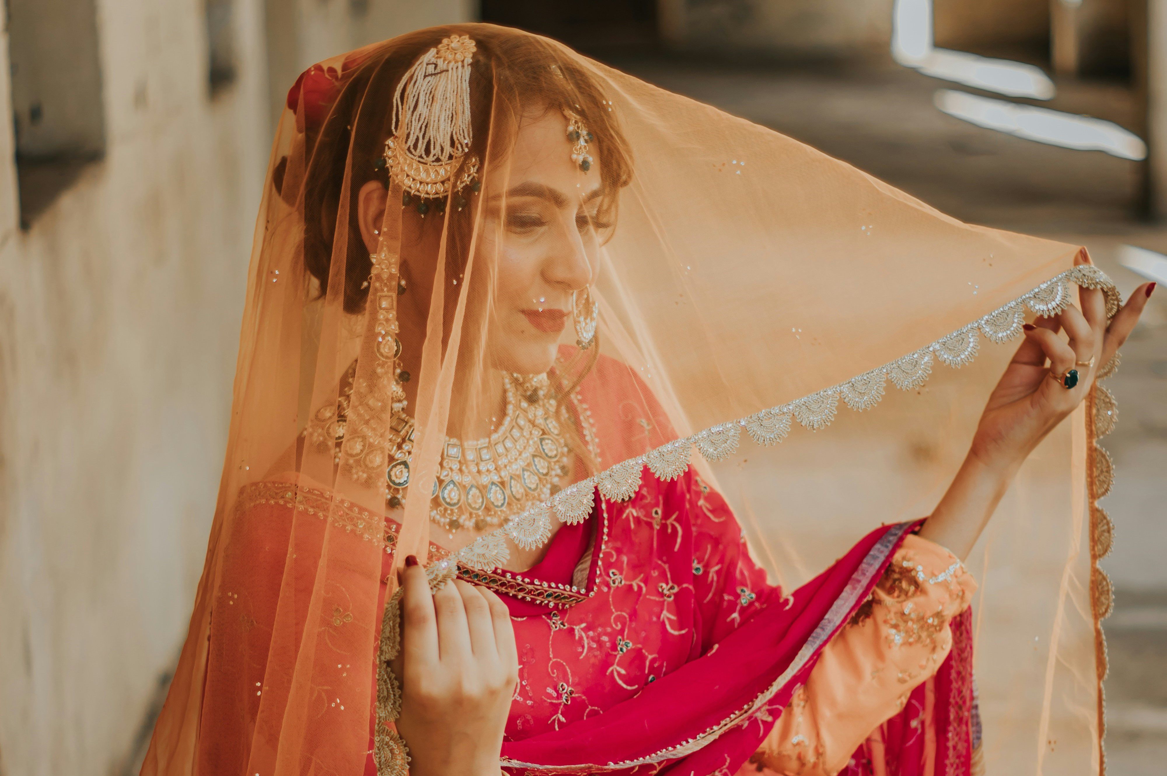 Bride Sitting Down 