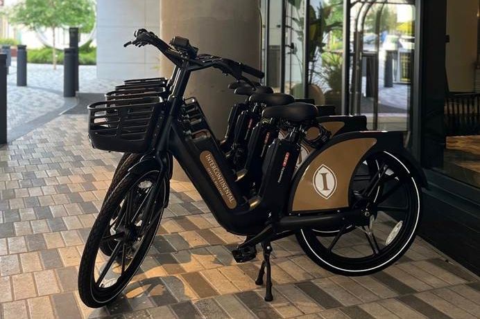Electric bike with InterContinental branding.