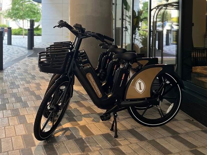 Electric bike with InterContinental branding.