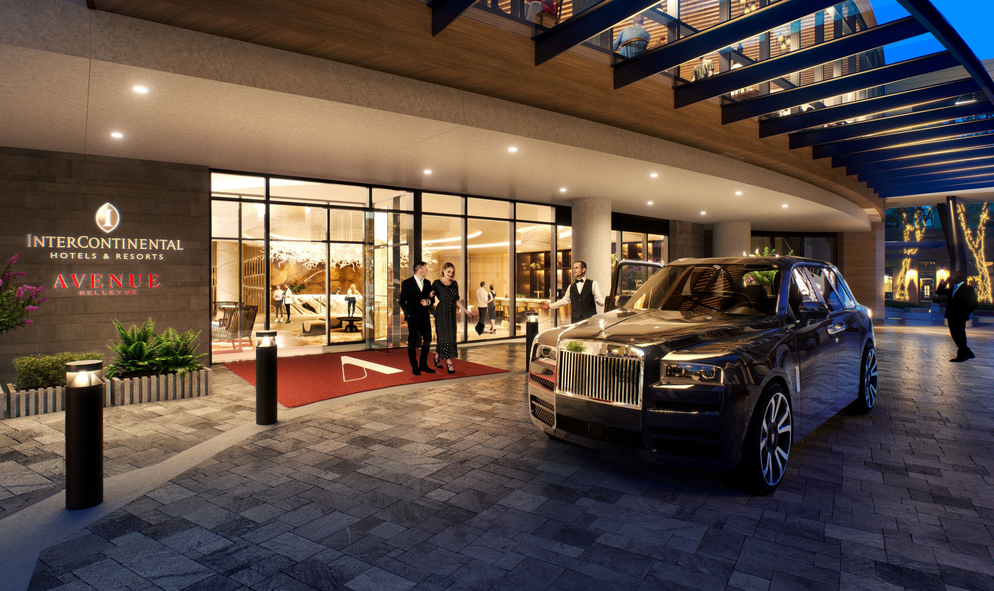 front entrance of ic bellevue