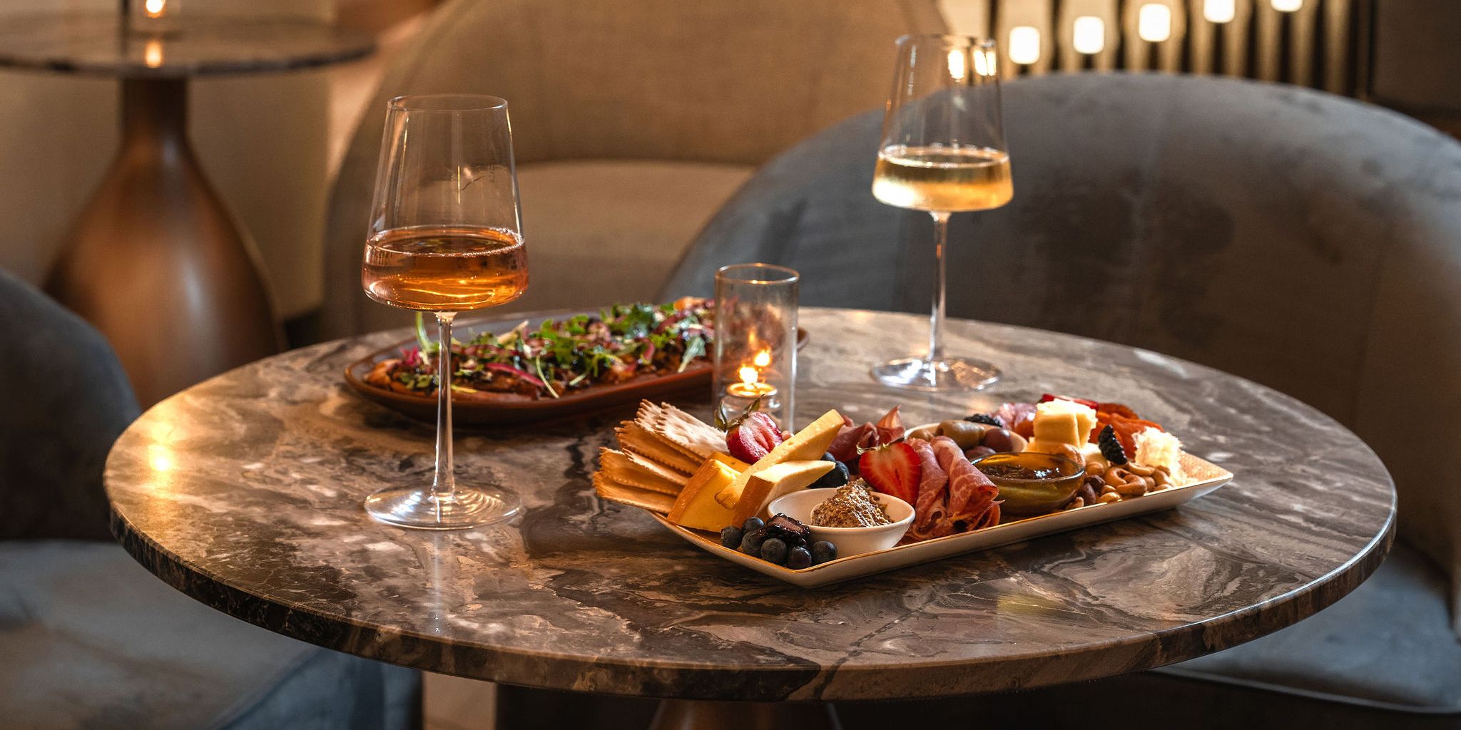 LE BAR charcuterie and wine.