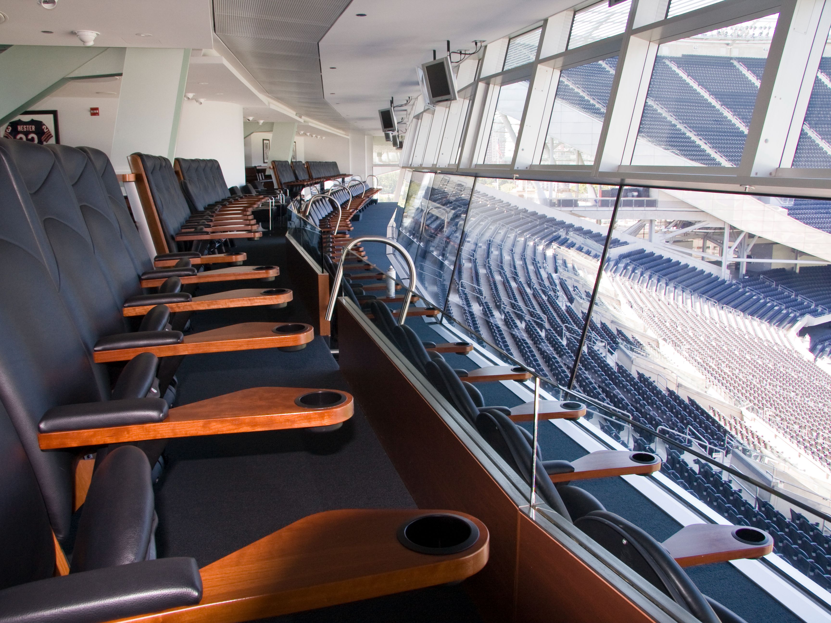 Suite at a sporting event.