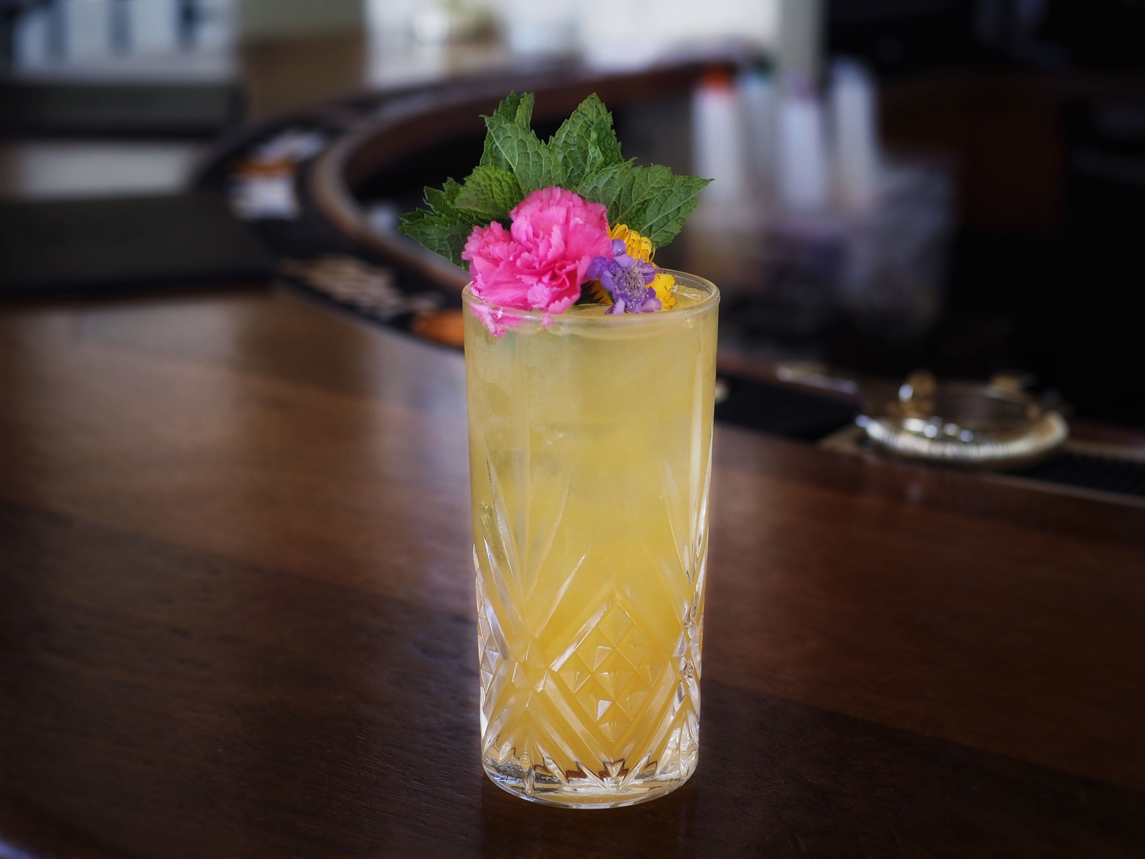 Passion fruit cocktail at Top of the Mark