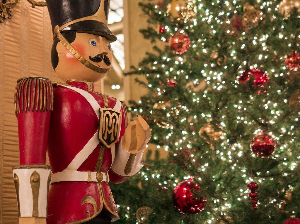 Toy soldier and Christmas tree