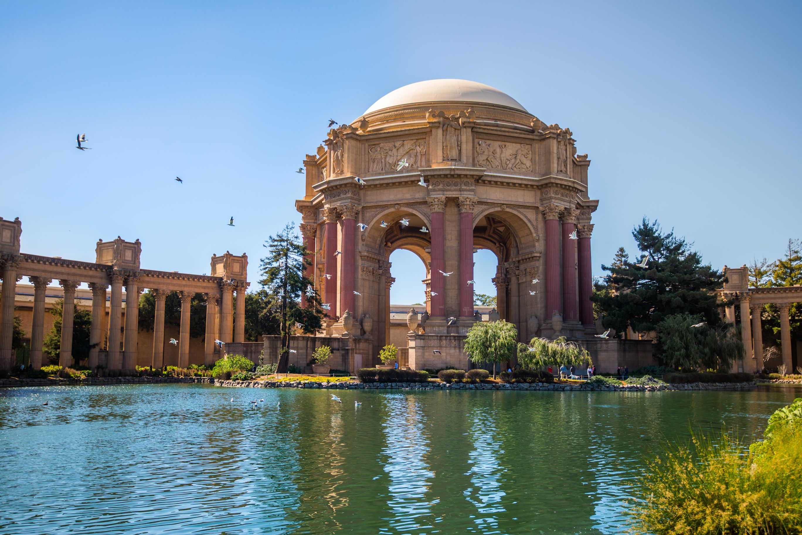 Palace of Fine Arts in San Francisco, CA