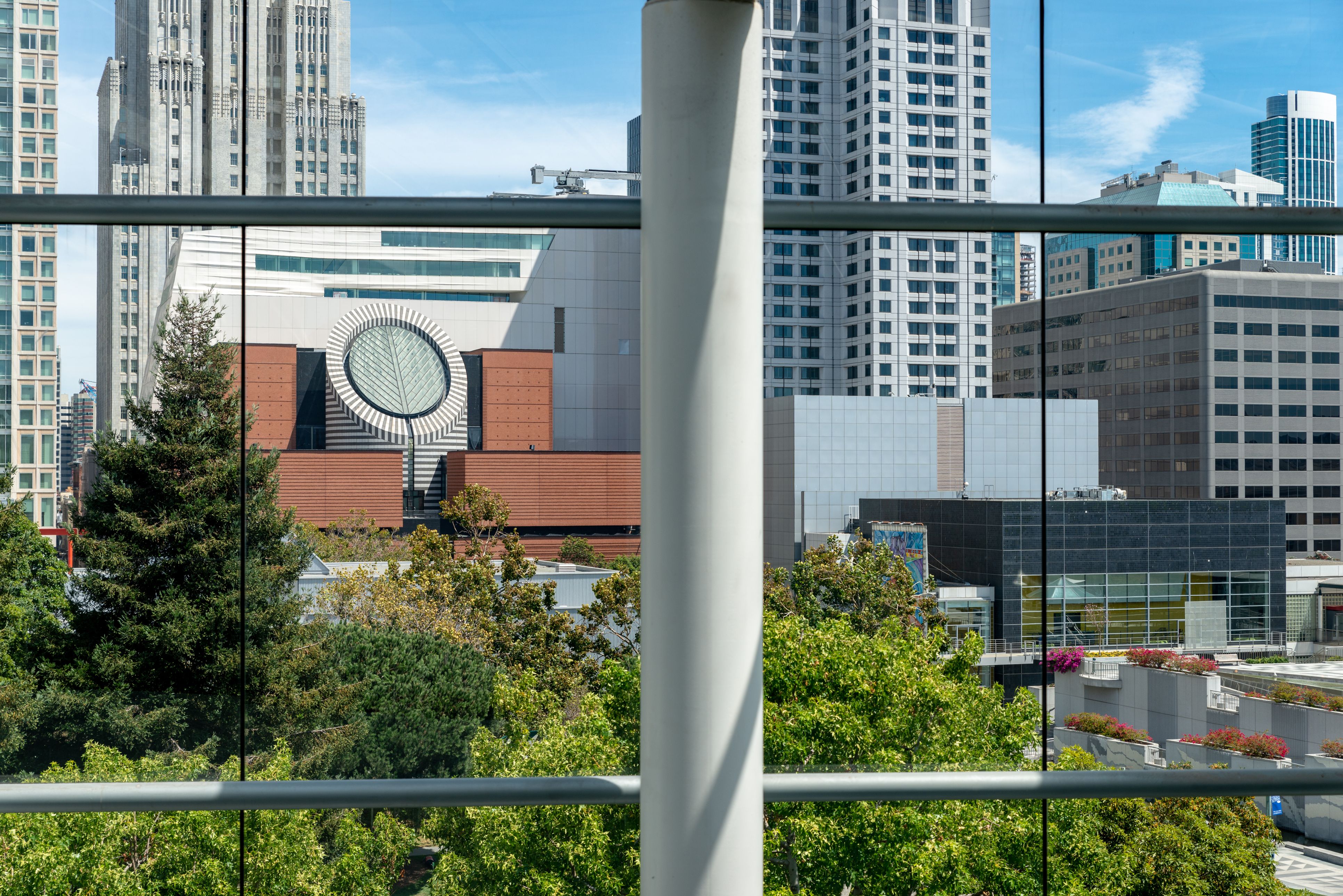 View of San Francisco Museum of Art from Yerba Buena