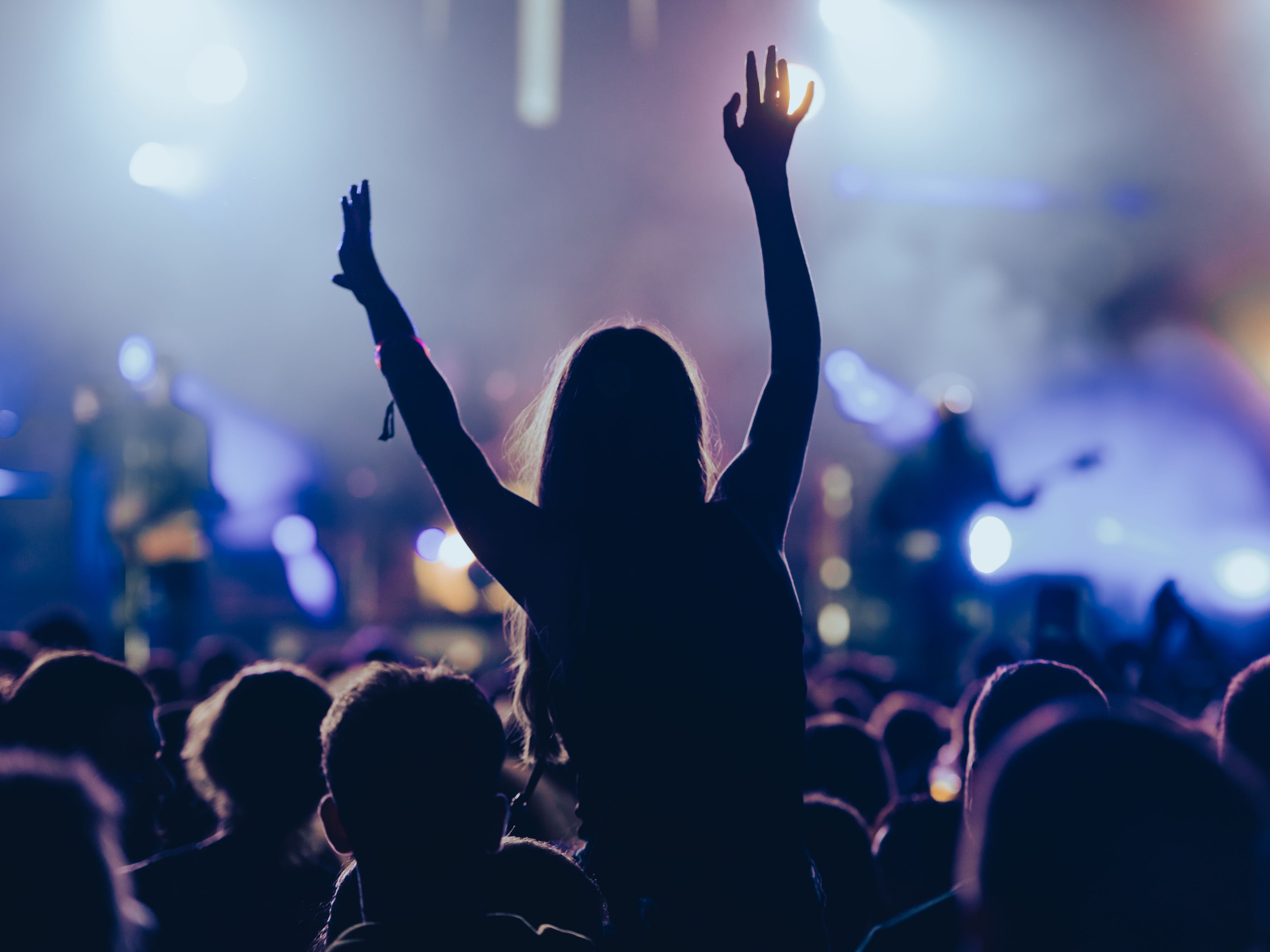 girl at concert