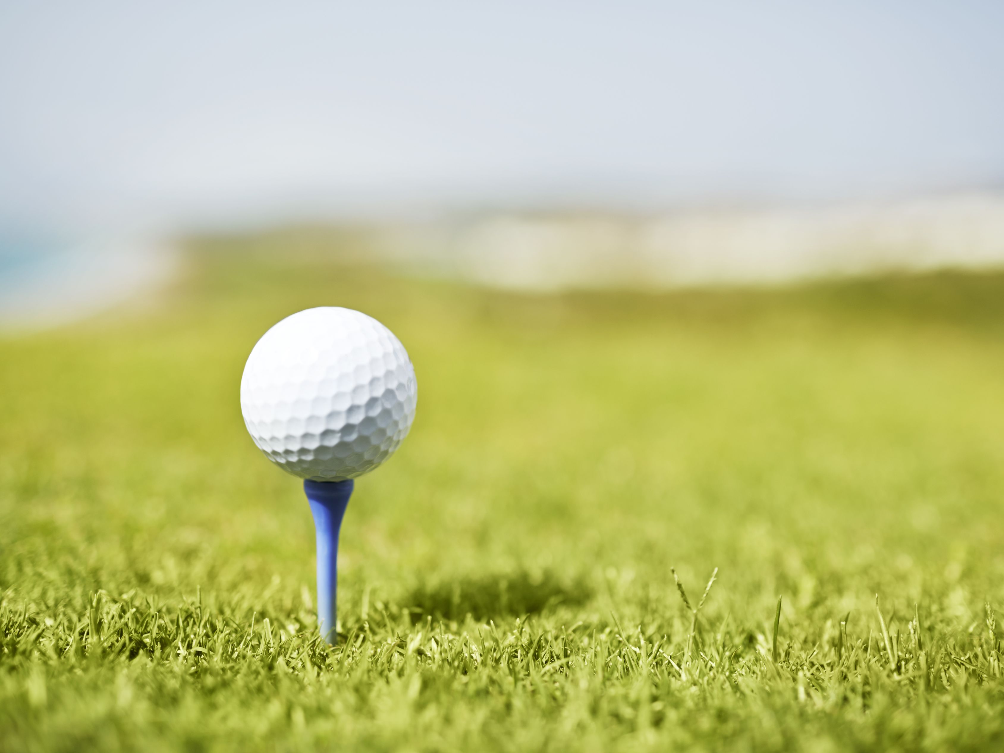 golf ball on course