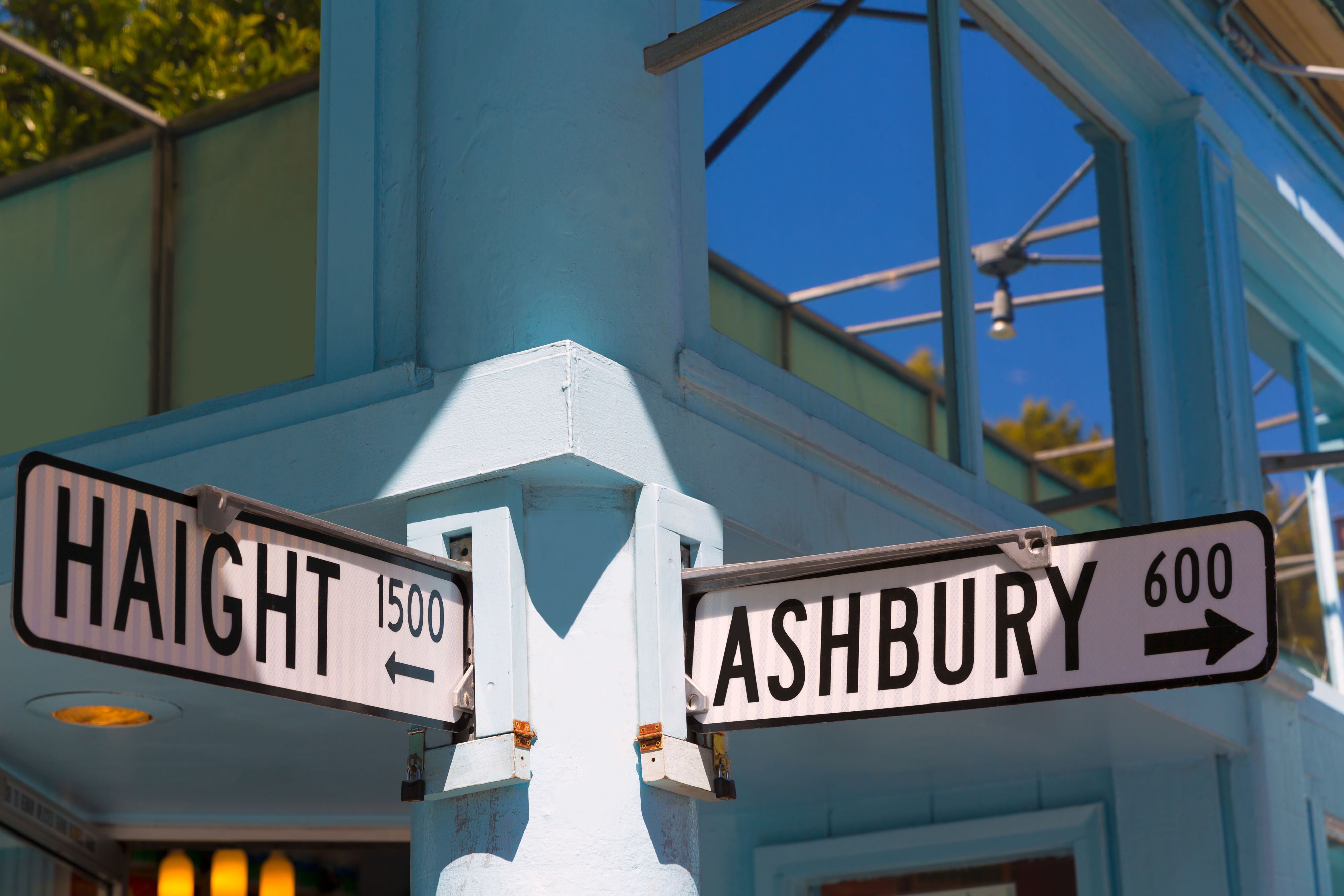 Haight Ashbury street signs in San Francisco