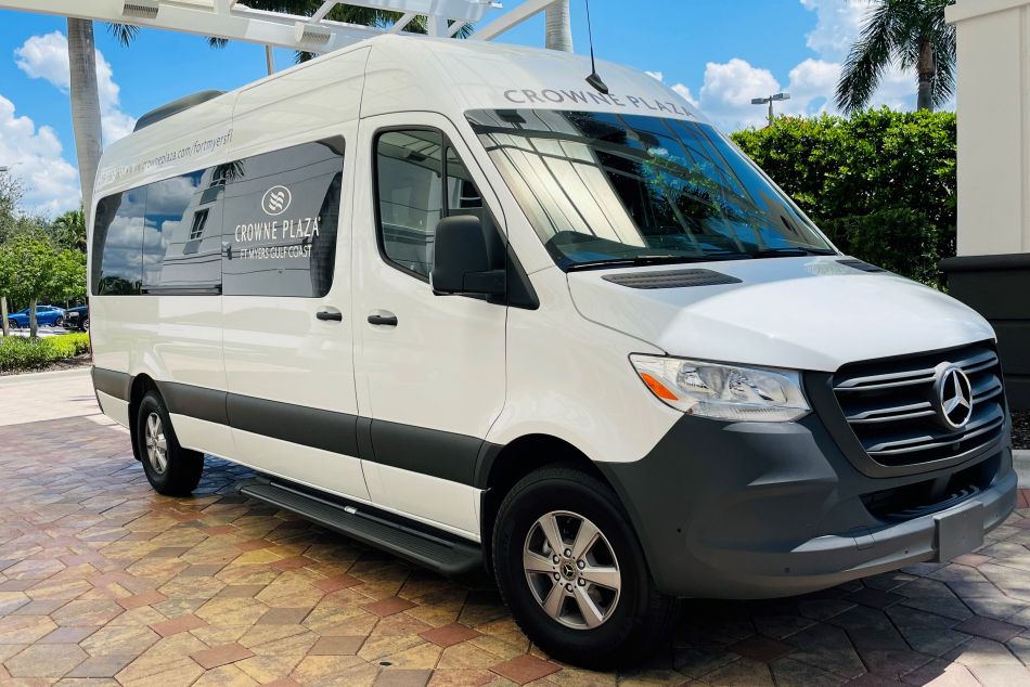 Complimentary local shuttle offered by Crowne Plaza Fort Myers