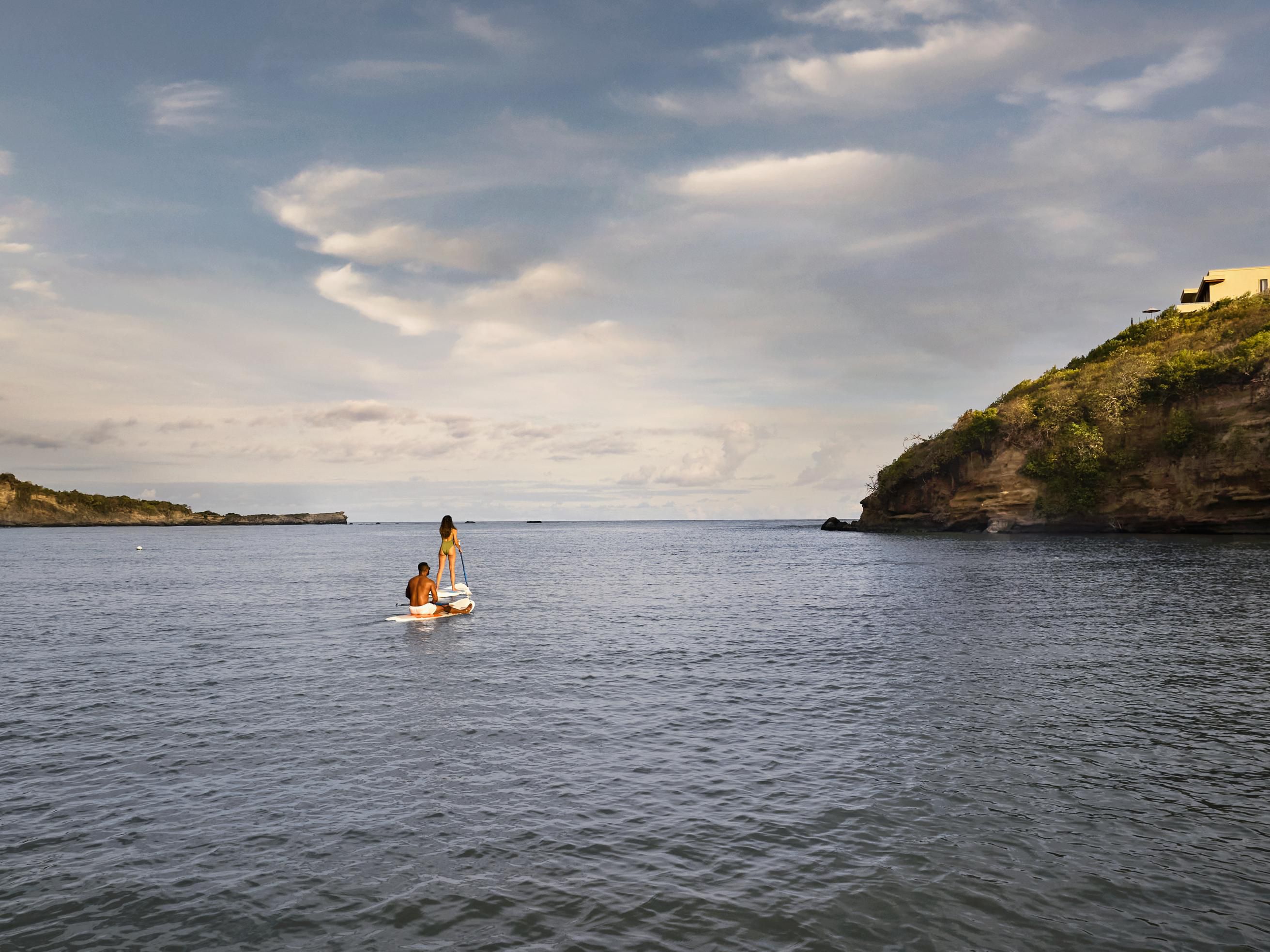 Paddleboarding Available Along the Bay