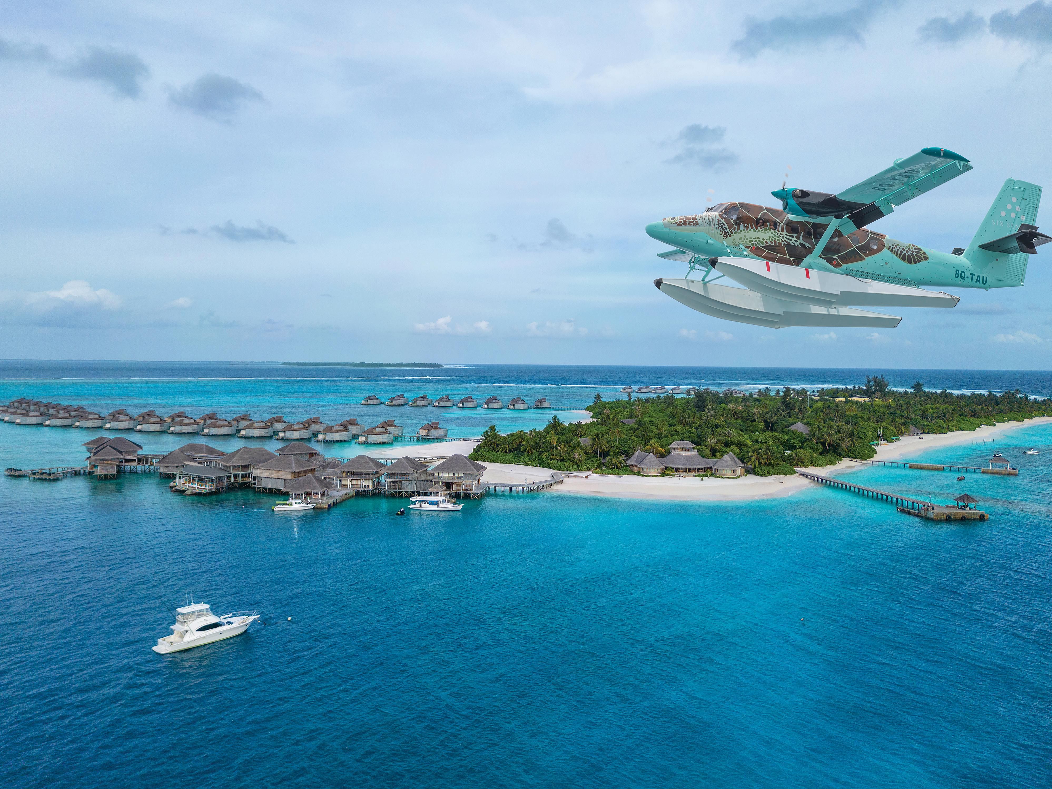 Six Senses Laamu and the Flying Turtle