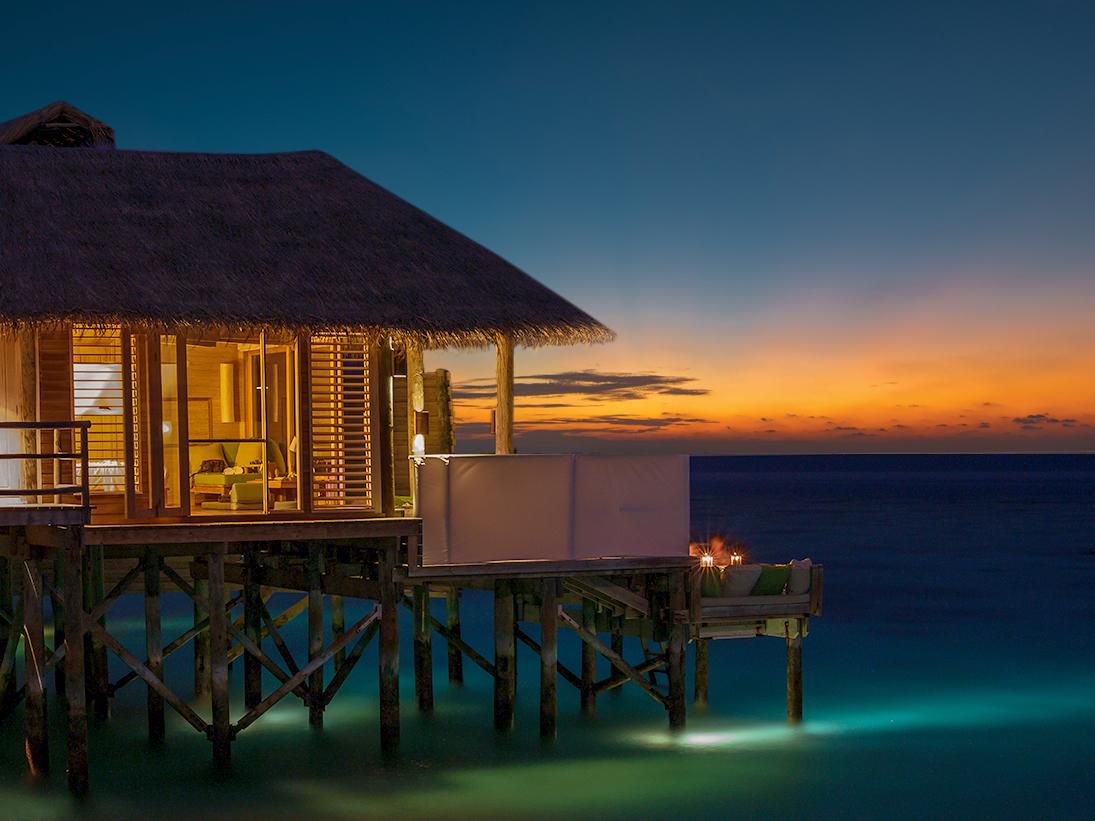 A prime position on the end of our jetty to face the sunset