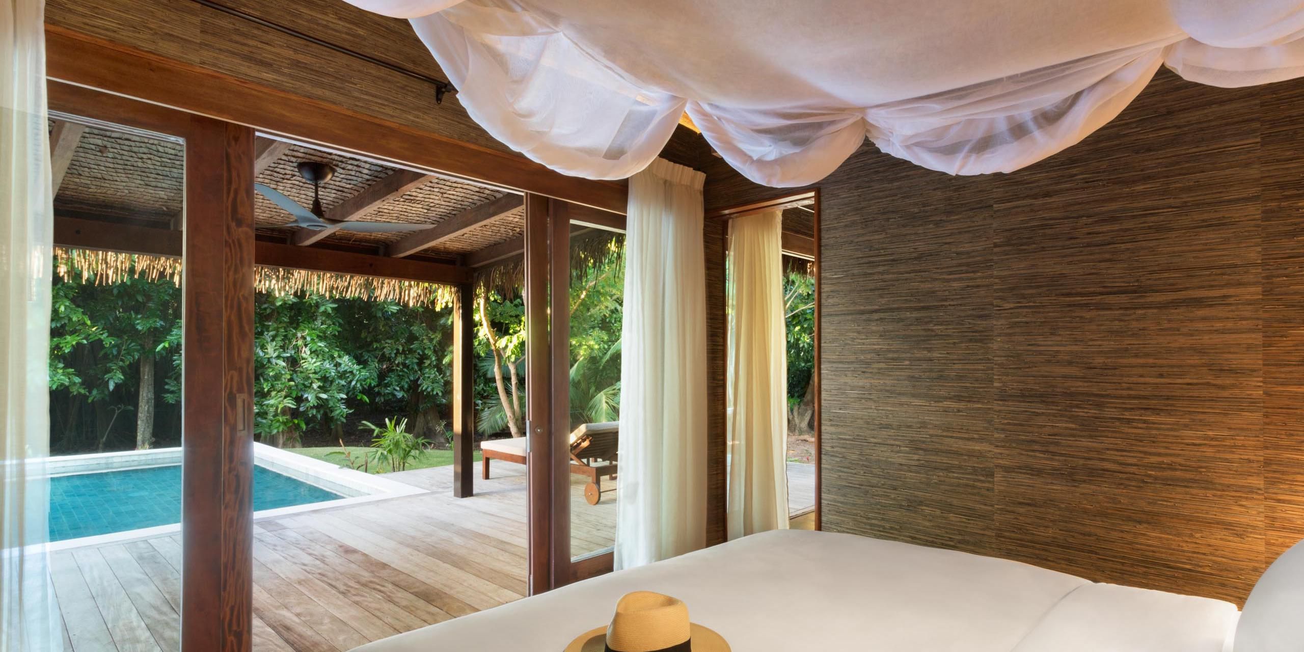 Bedroom in Hideaway Pool Suite