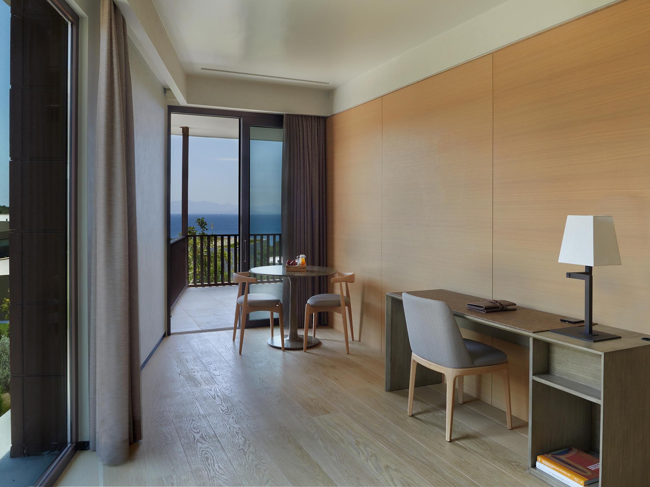 Spacious and stylish suite with living area and private terrace