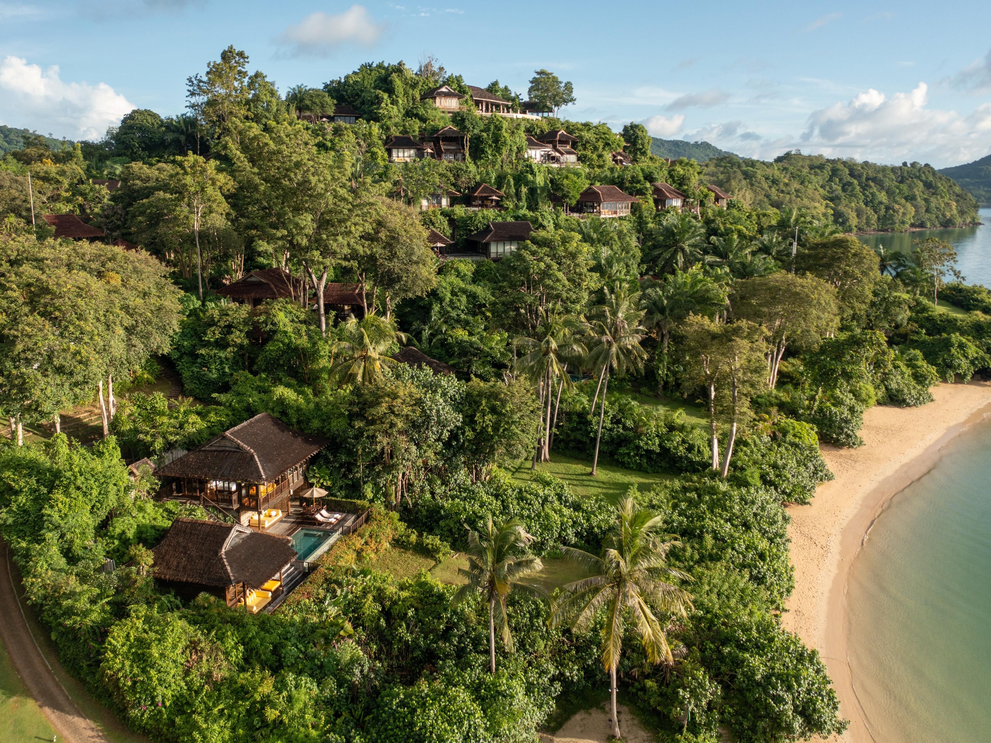 Six Senses Yao Noi - Beachfront Villas at Mai Thai Beach - Aerial