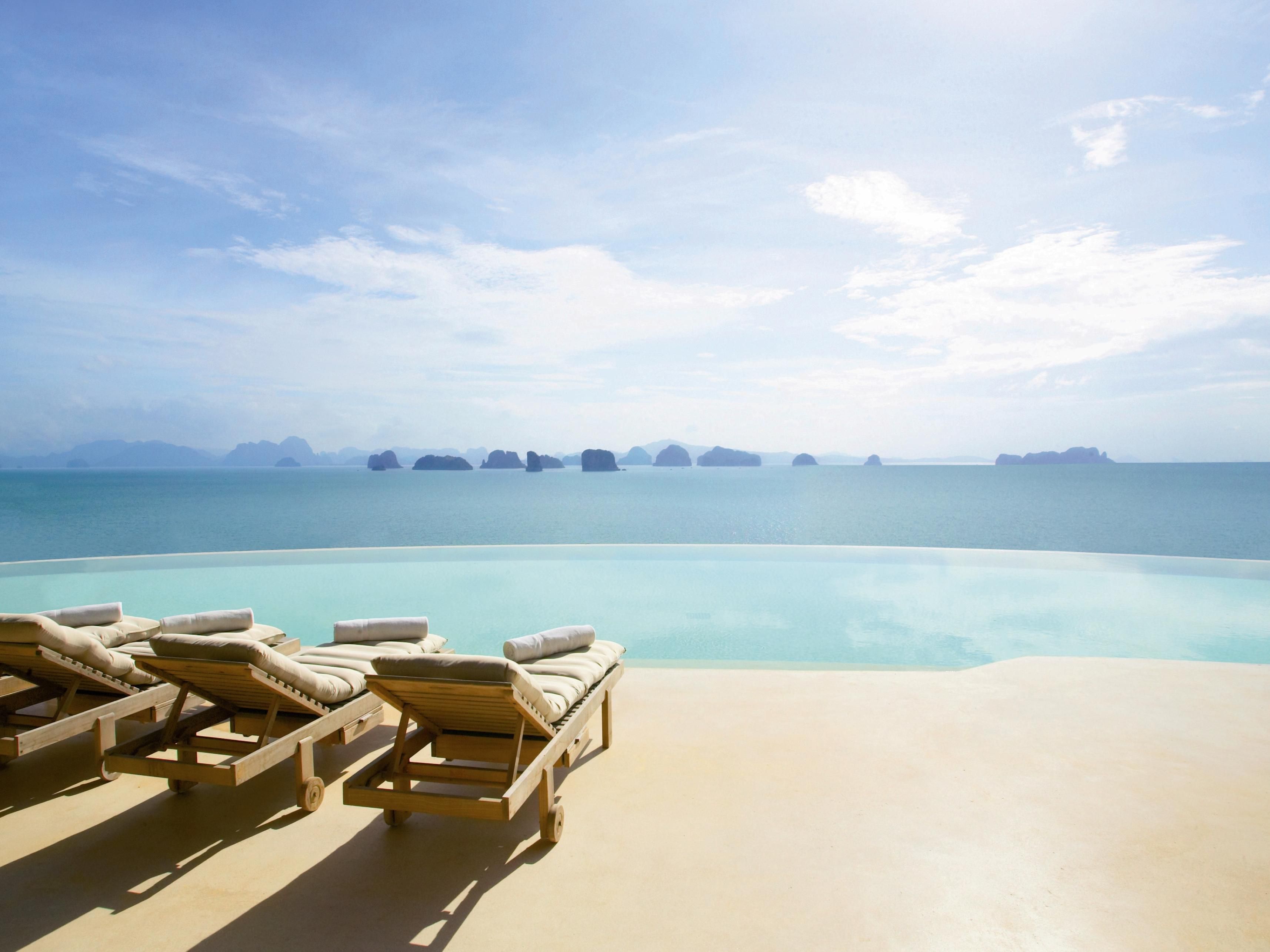 Six Senses Yao Noi - Panoramic View at The Hilltop Swimming Pool