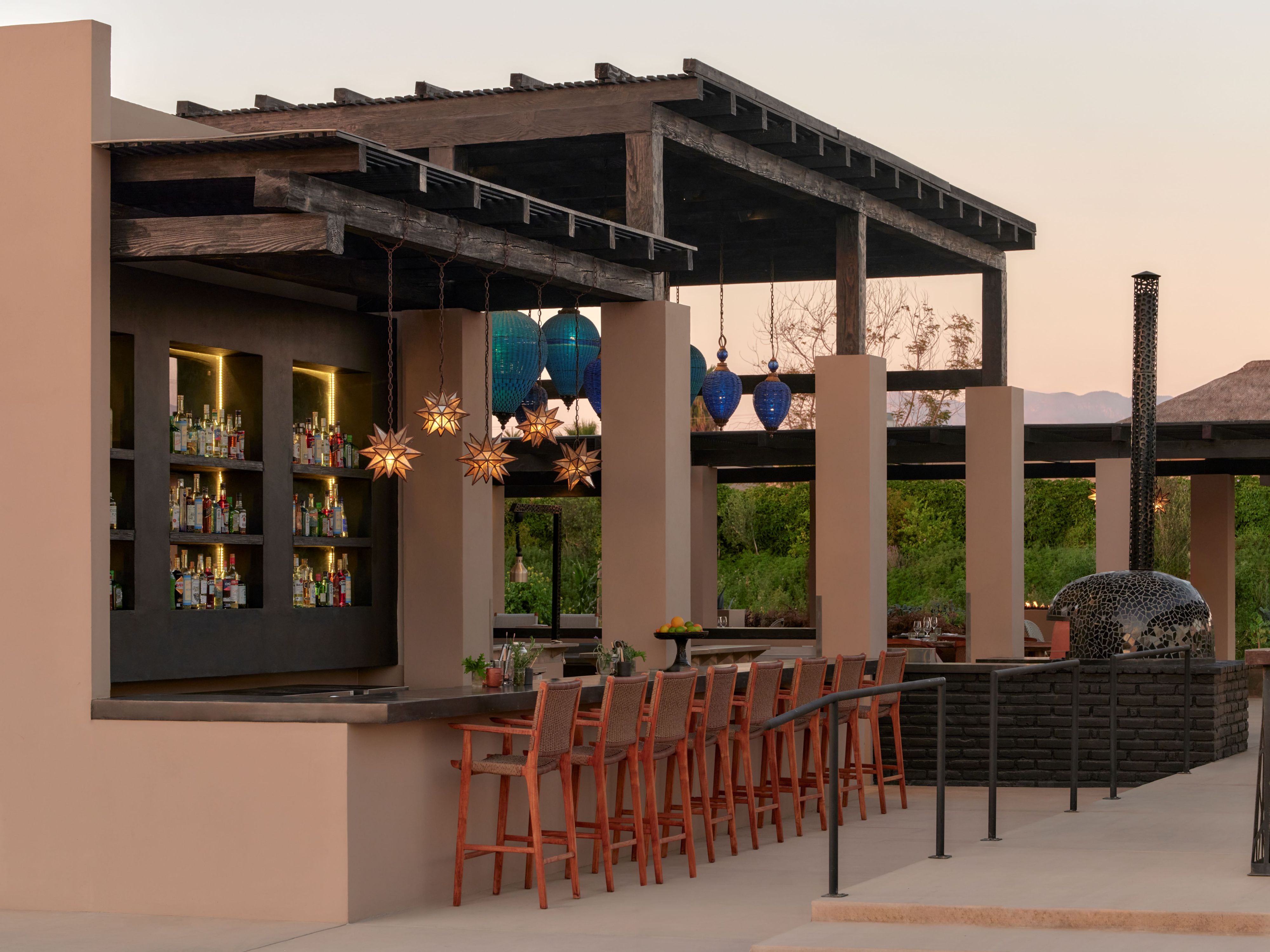 Botanica bar seating.