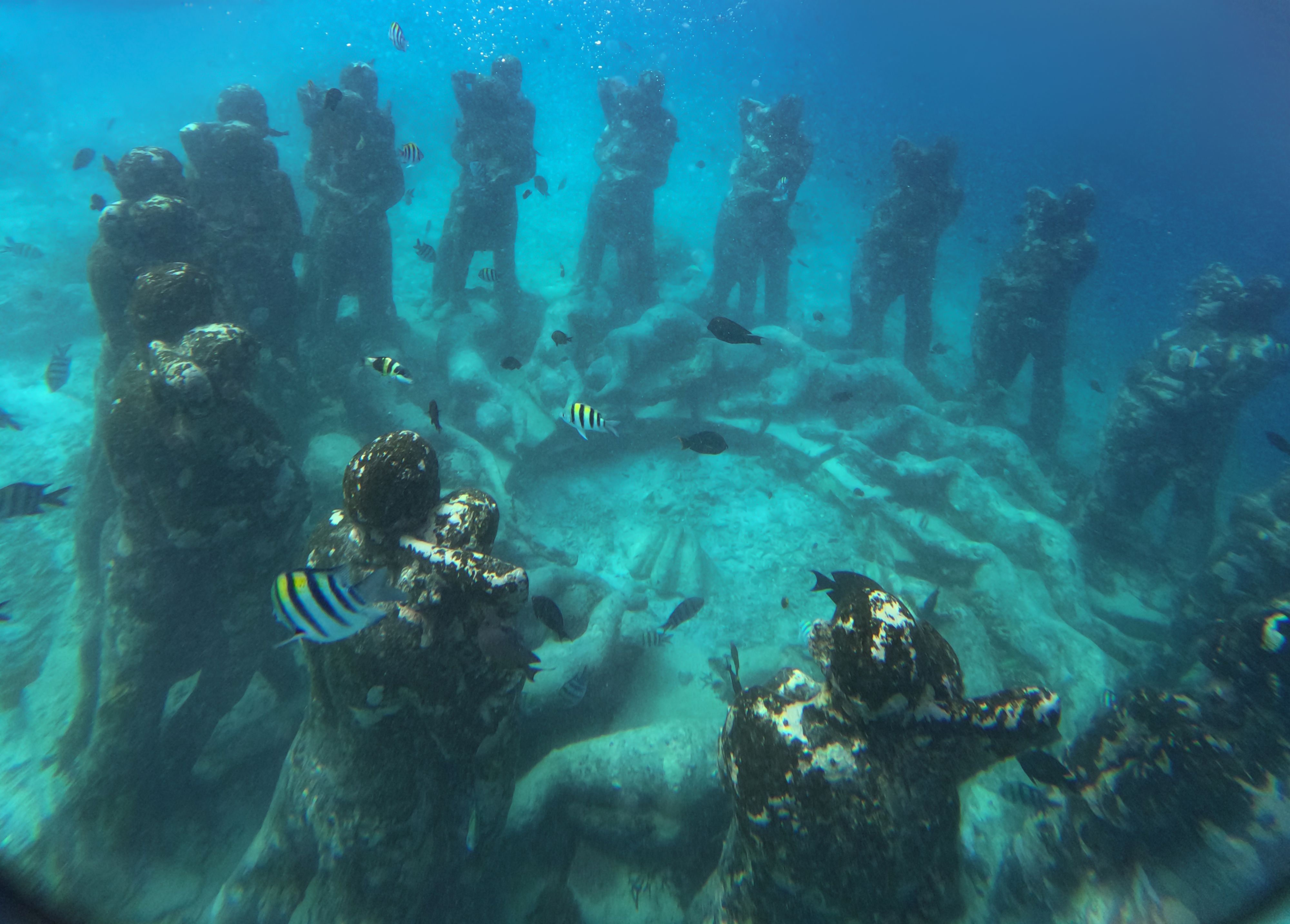 underwater sculptures