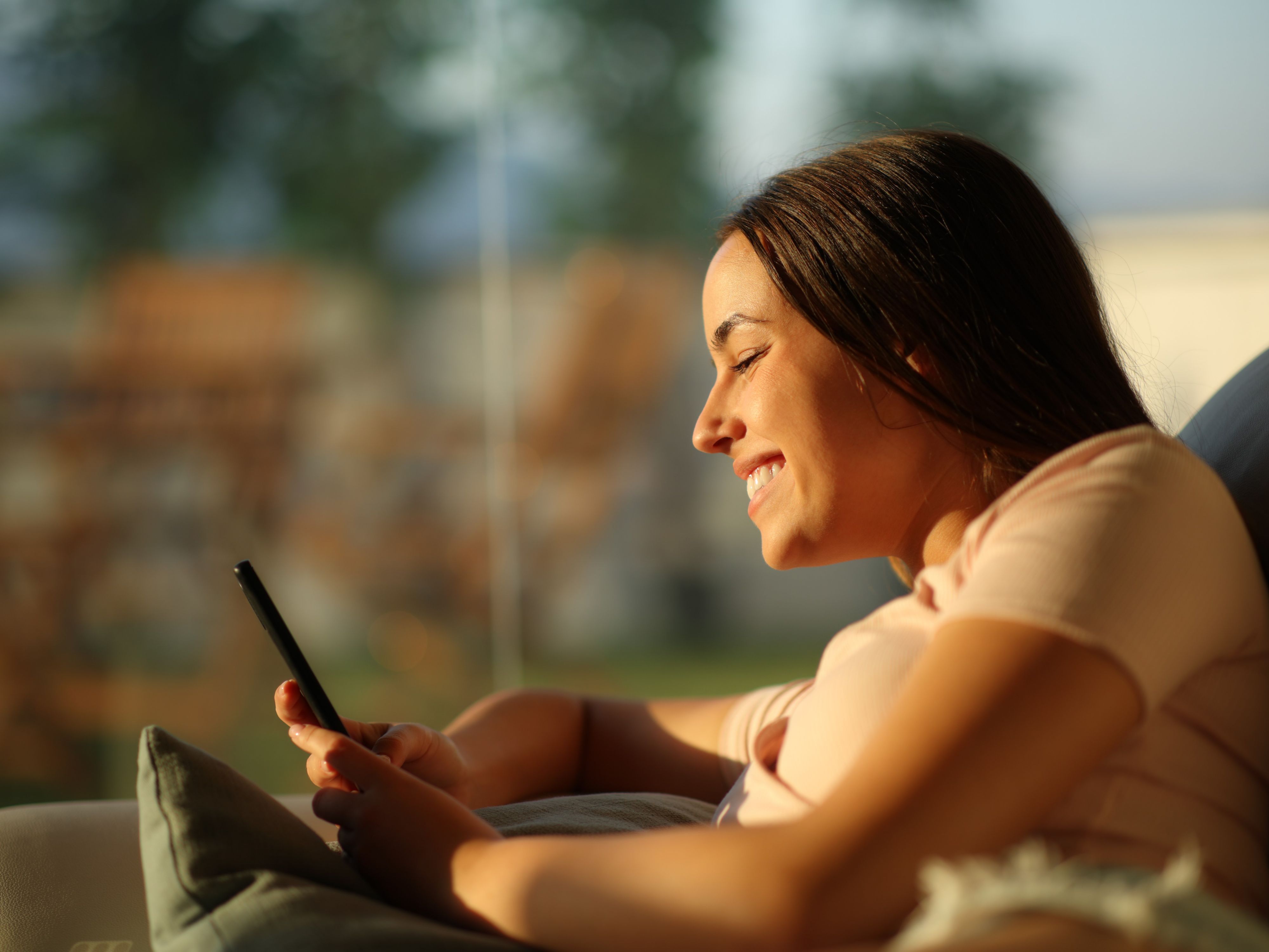 woman on cell phone