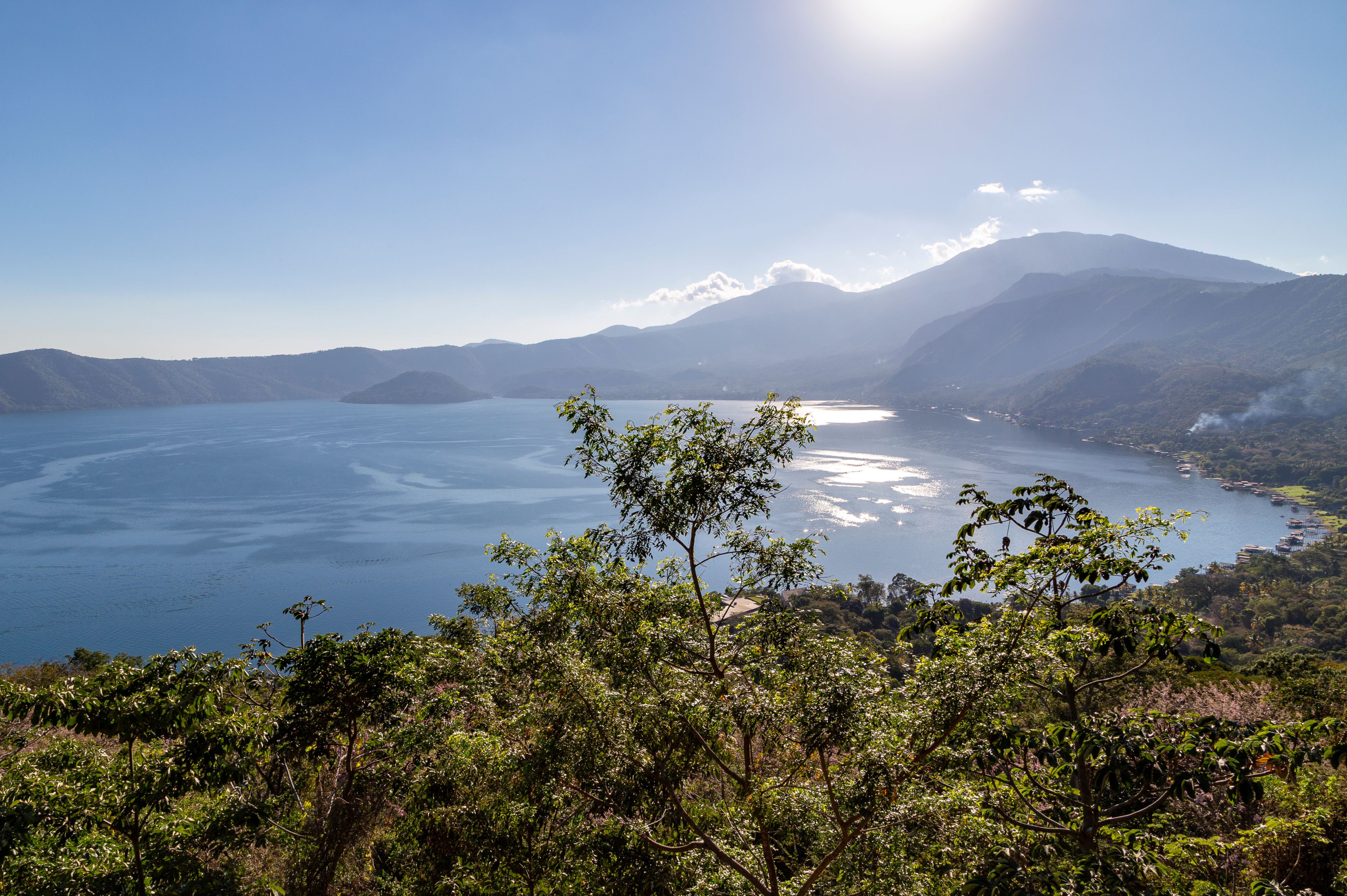 Coatepeque Lake in San Salvador, El Salvador