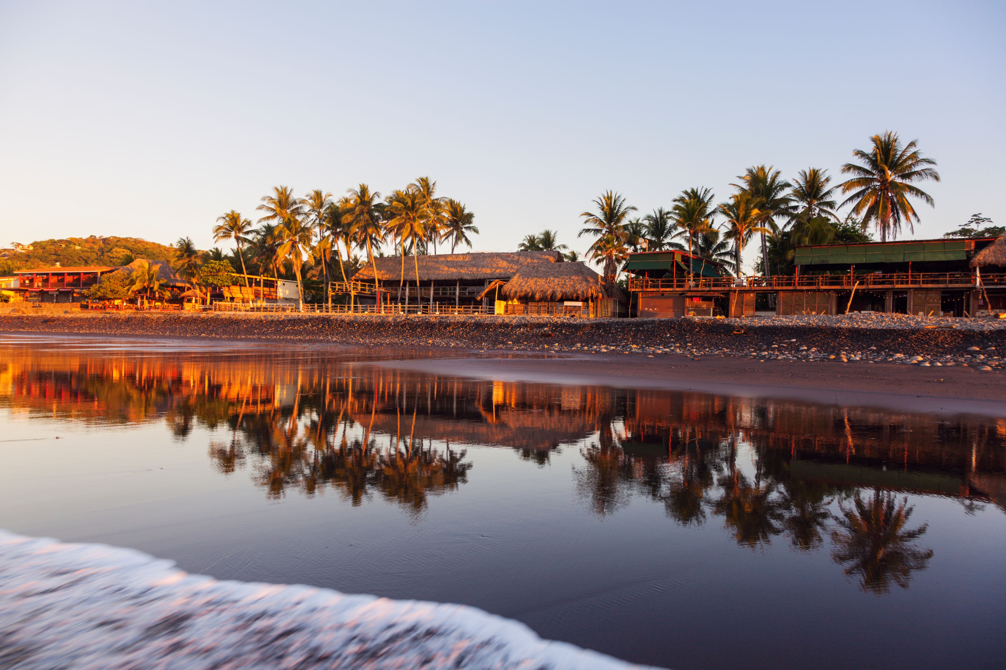 El Tunco beach in San Salvador, El Salvador