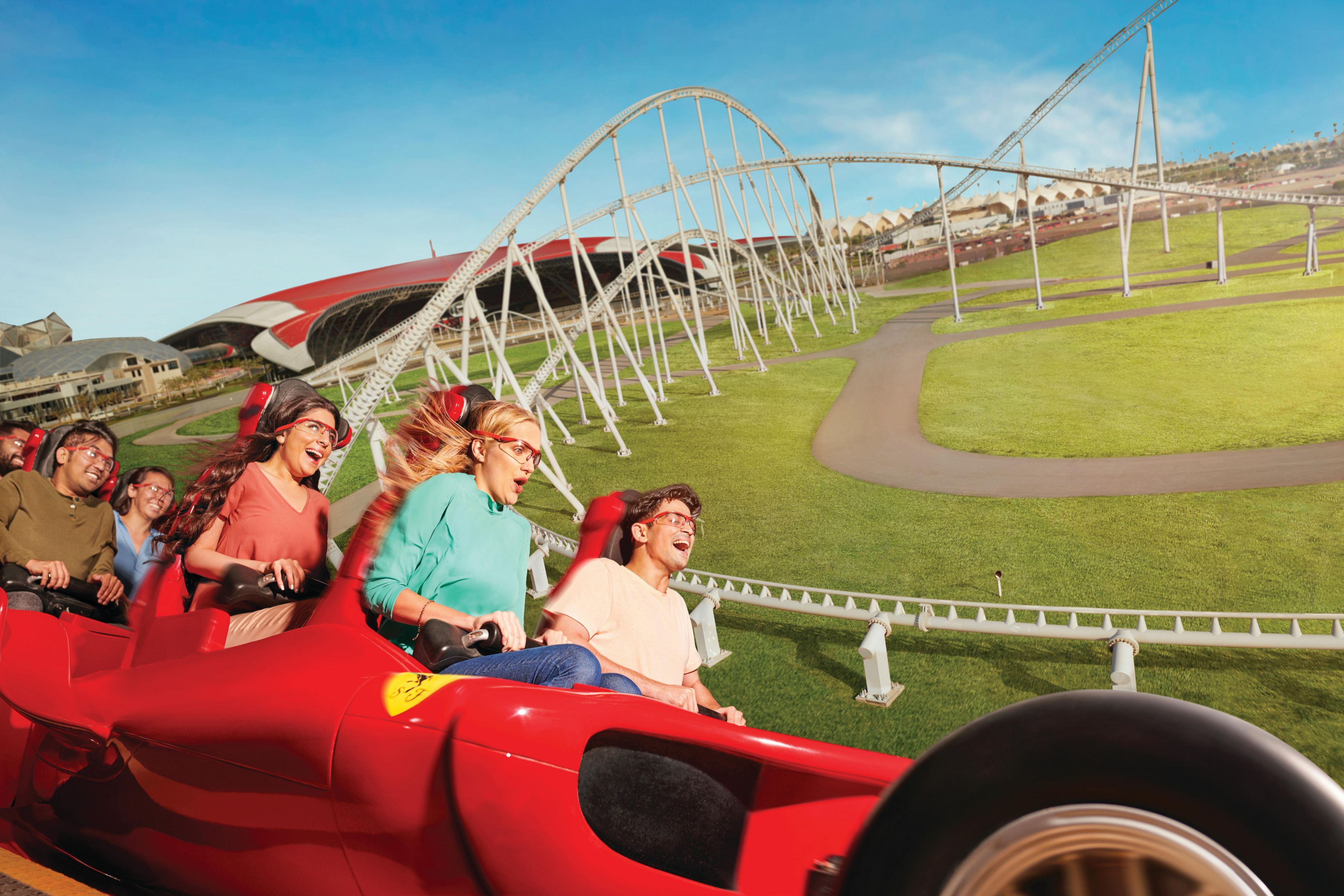 Ferrari World Theme Park Tour