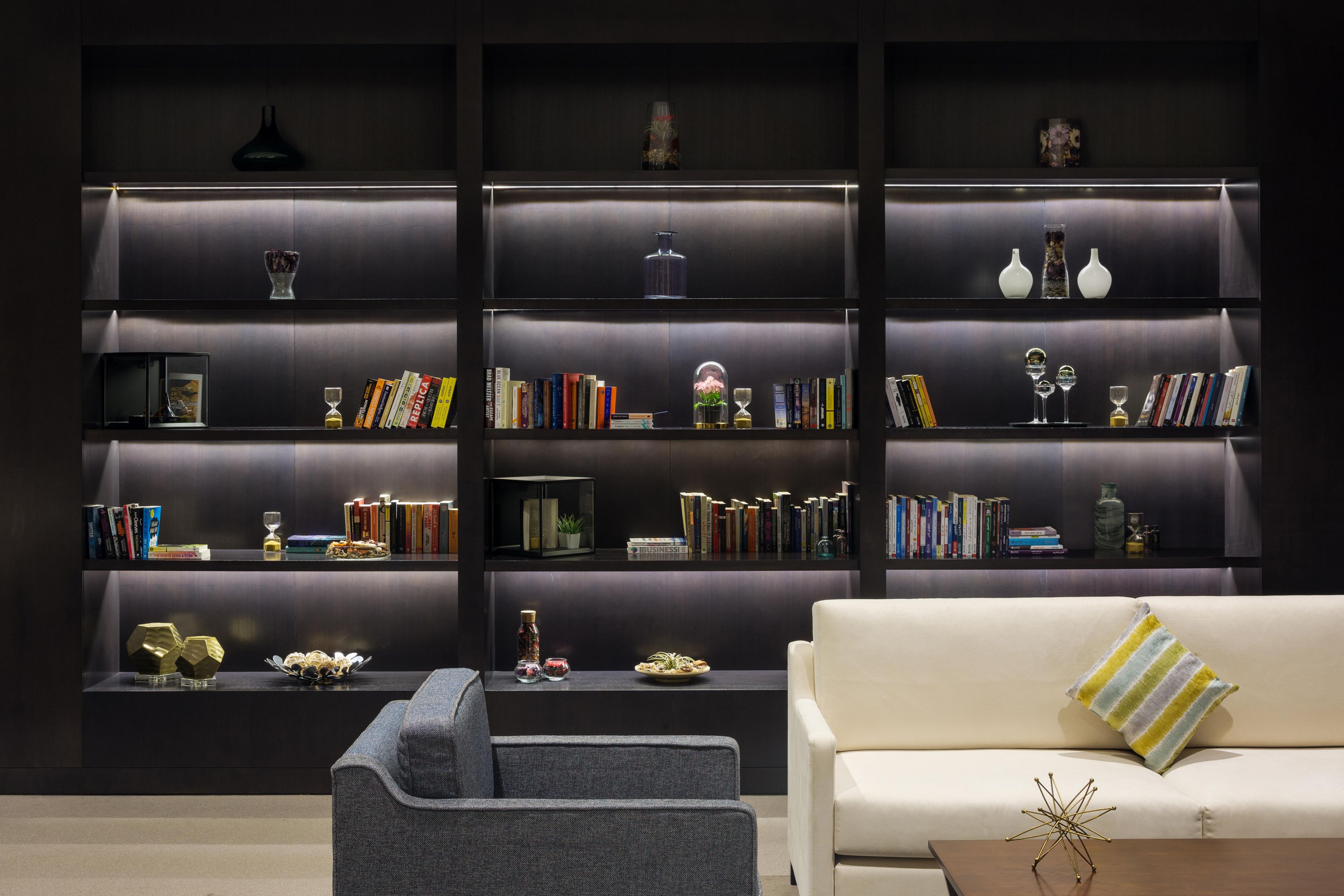 Unwind in The Den - the hotel’s lounge area and entertainment hub - where you’ll find comfortable sofas, a reading nook, a large-screen TV and games to borrow. It’s the perfect place to wind down after work, and to meet your fellow residents.