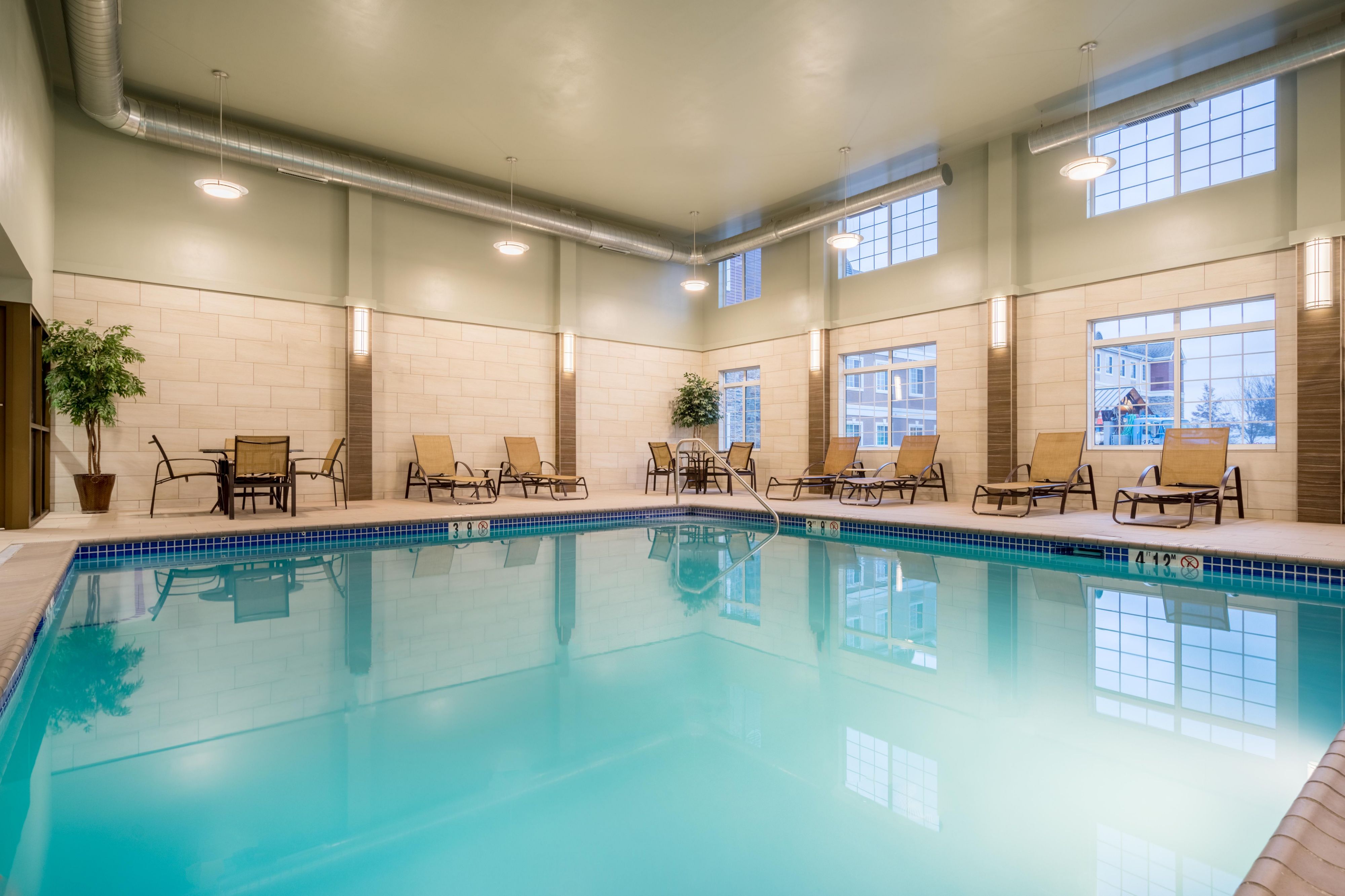 Looking for an indoor pool for fitness or to tire out the kiddos?  Look no further than the Staybridge Suites Allentown, PA!  Book online or call the hotel to secure your room! 
