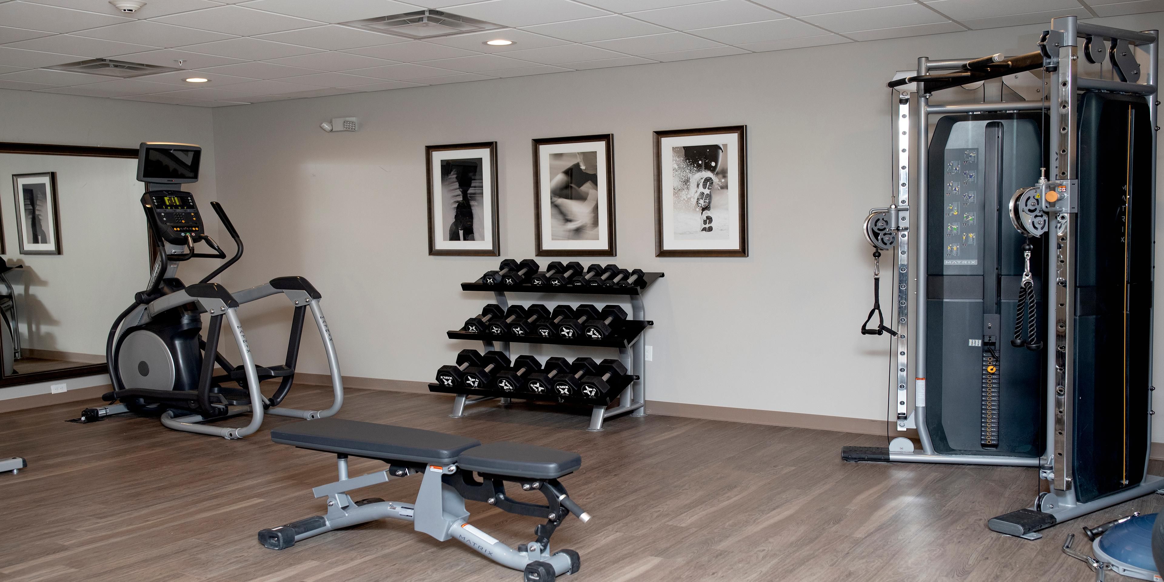 Enjoy our 24/7 full-service fitness center