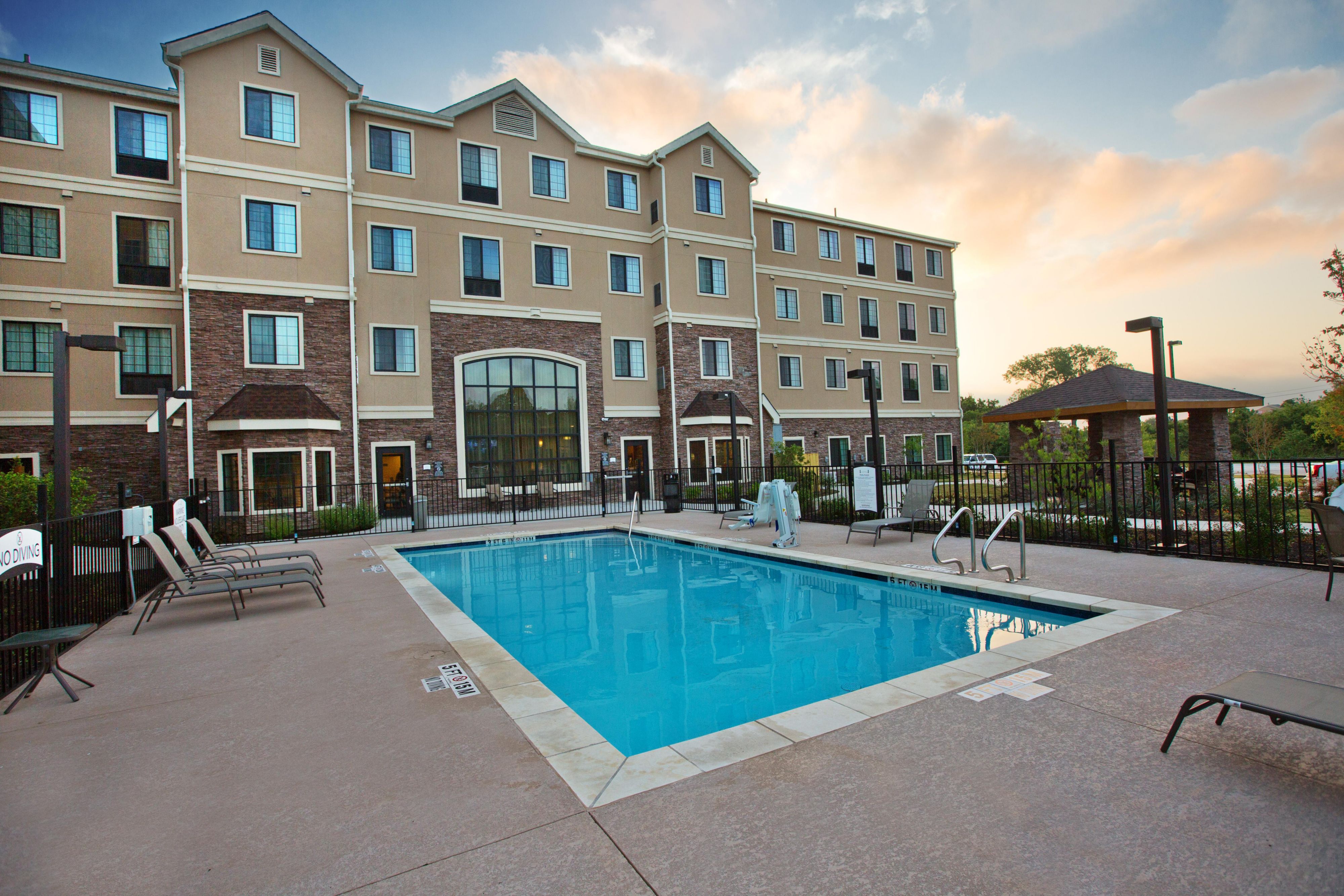 Relax and enjoy our sparking outdoor pool! 
