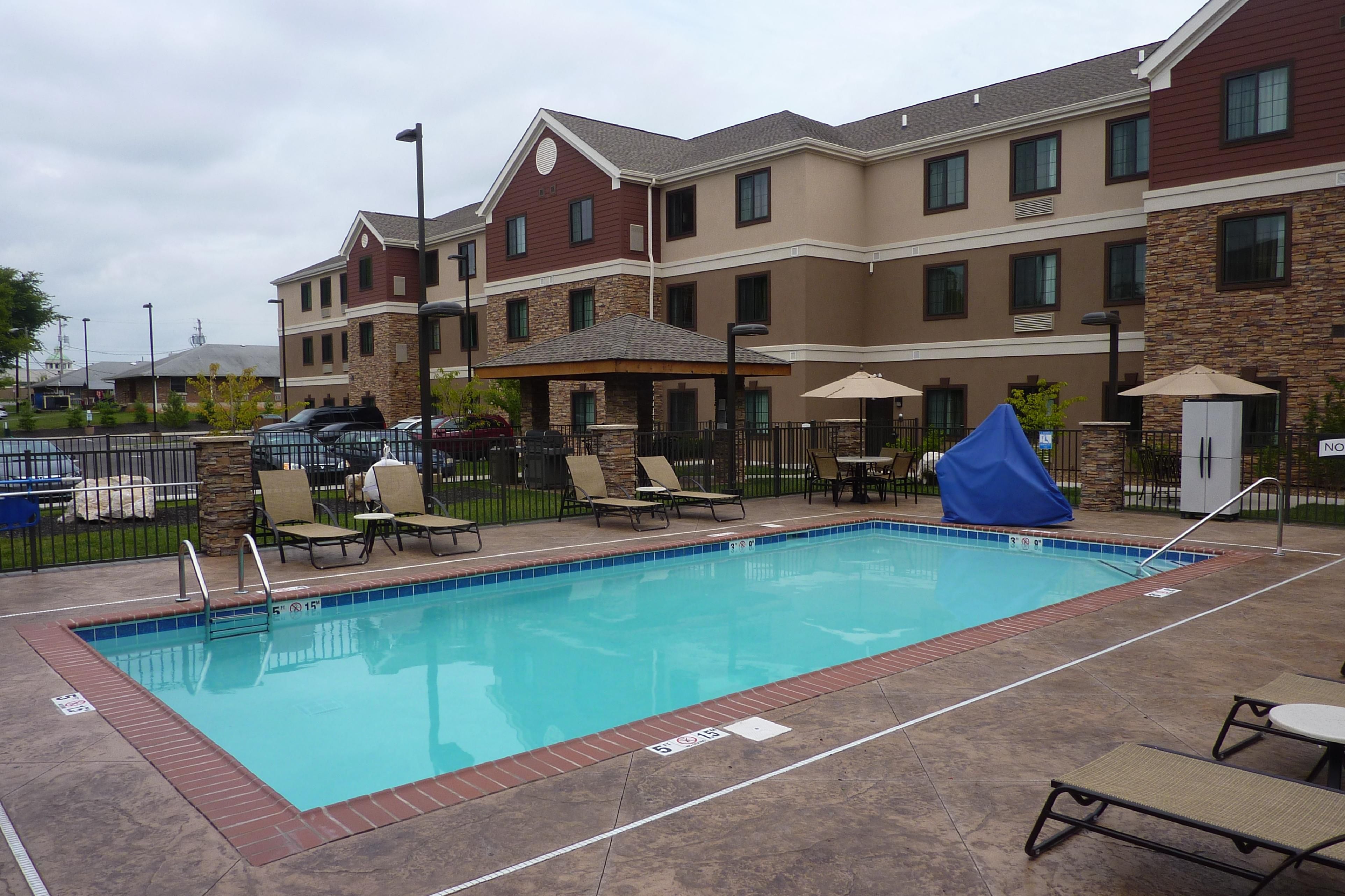 Take a dive in our ADA-compliant outdoor pool or relax on the patio and enjoy the summer sun! 