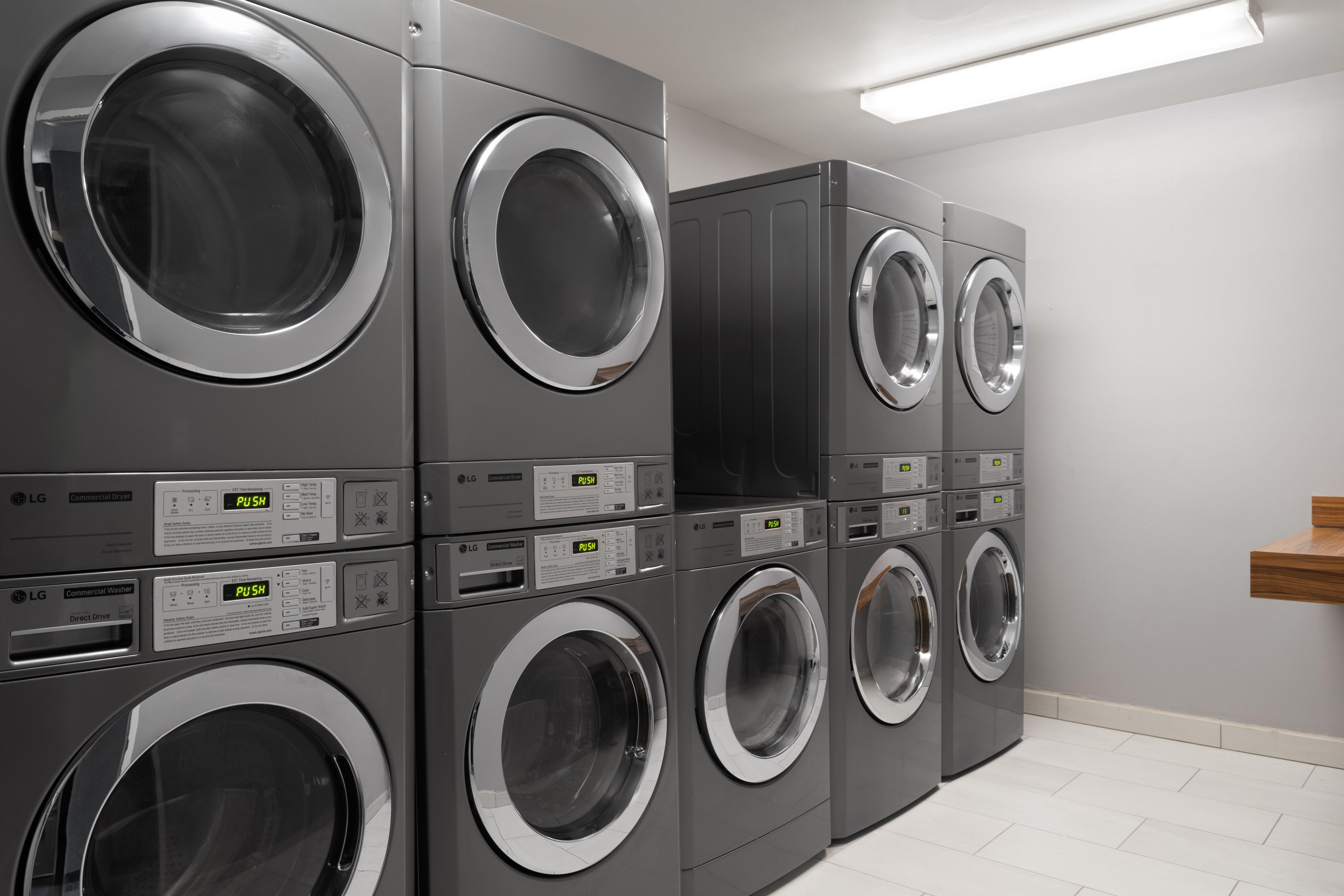 No need to overpack when you stay with us! Whether you're here for a short visit or an extended stay, our self-service laundry facilities are available 24/7, giving you one less thing to worry about. We also offer housekeeping options for your comfort during your stay.