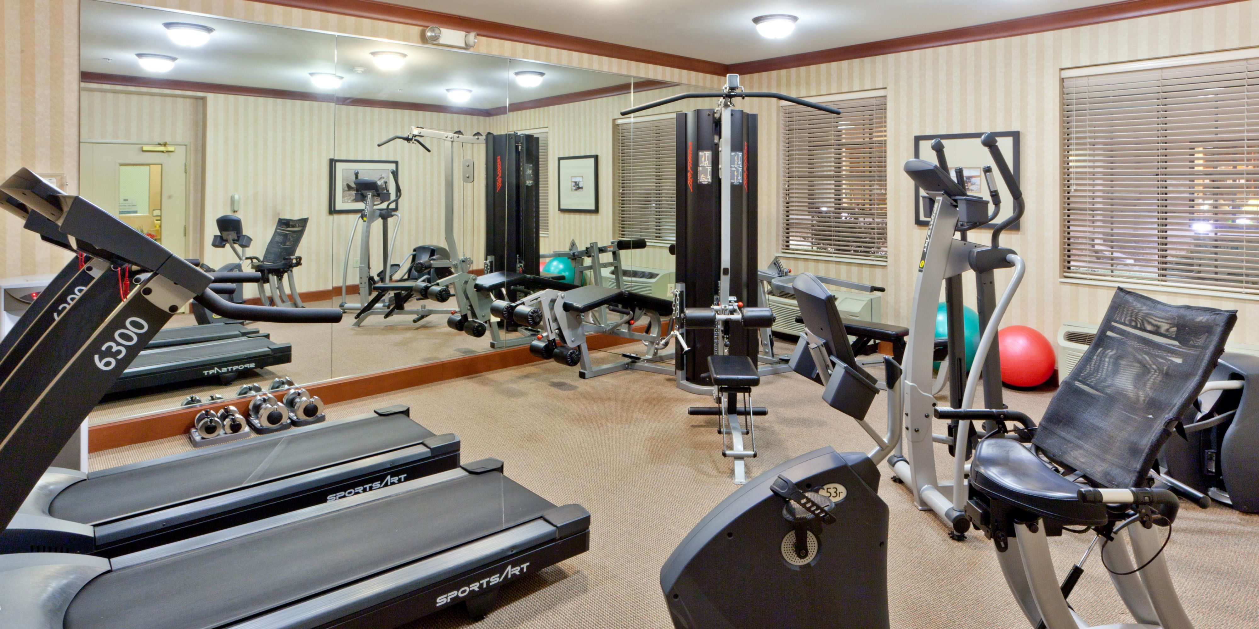 Stay Active In Our Fully-Equipped, 24-Hour Fitness Center