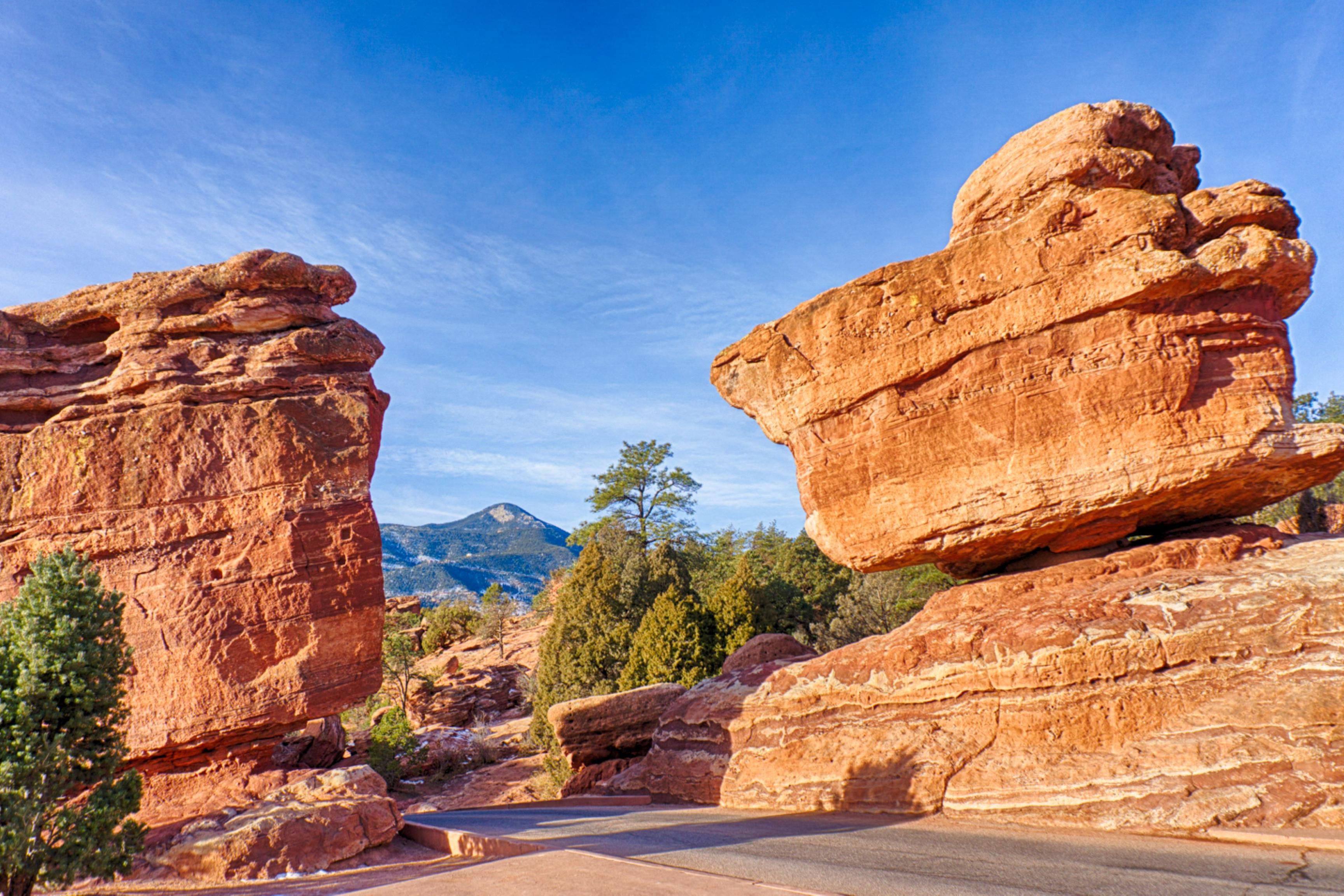 Explore Colorado Springs' paradise in one magical stop. Garden of the Gods Park is a registered National Natural Landmark. Imagine dramatic views, 300' towering sandstone rock formations against a backdrop of snow capped Pikes Peak and brilliant blue skies. This world-class Visitor & Nature Center and museum is the most visited attraction. 