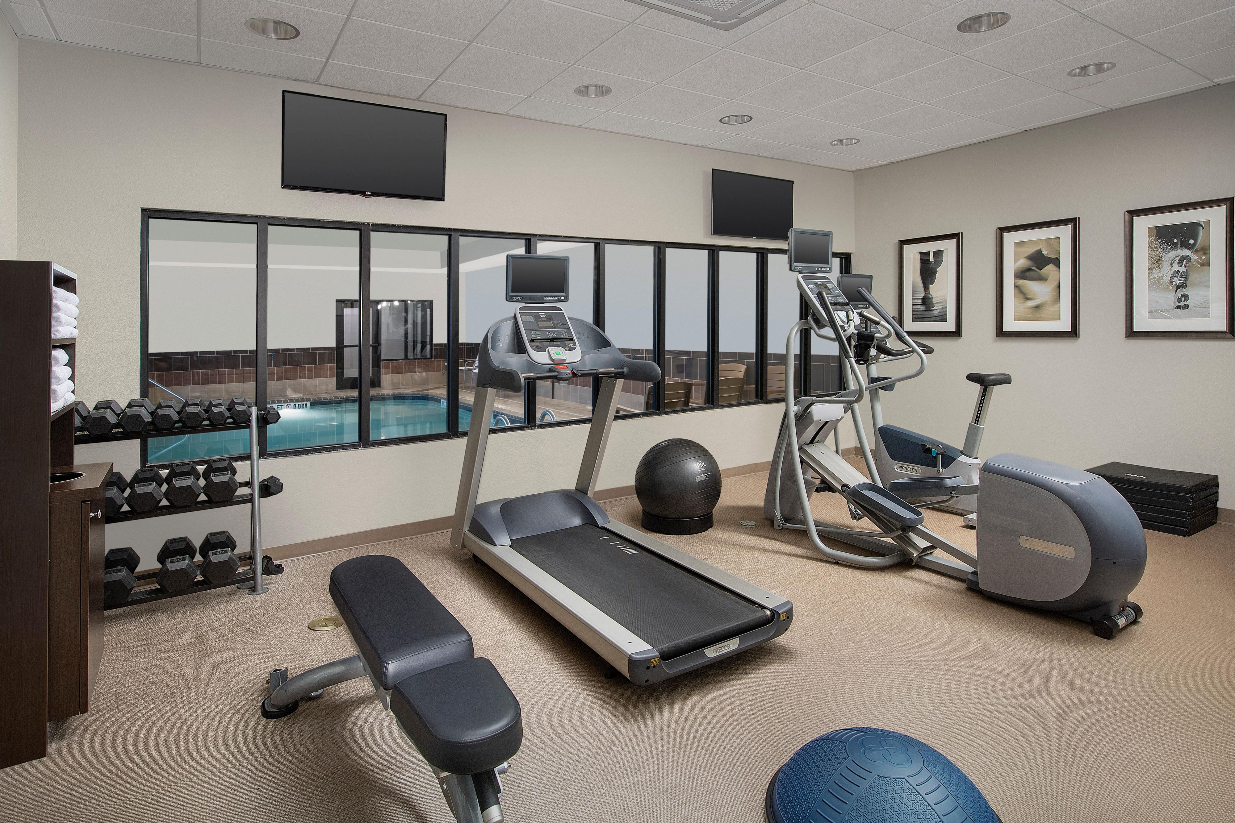 Staybridge Suites offers a state-of-the-art fitness facility 
