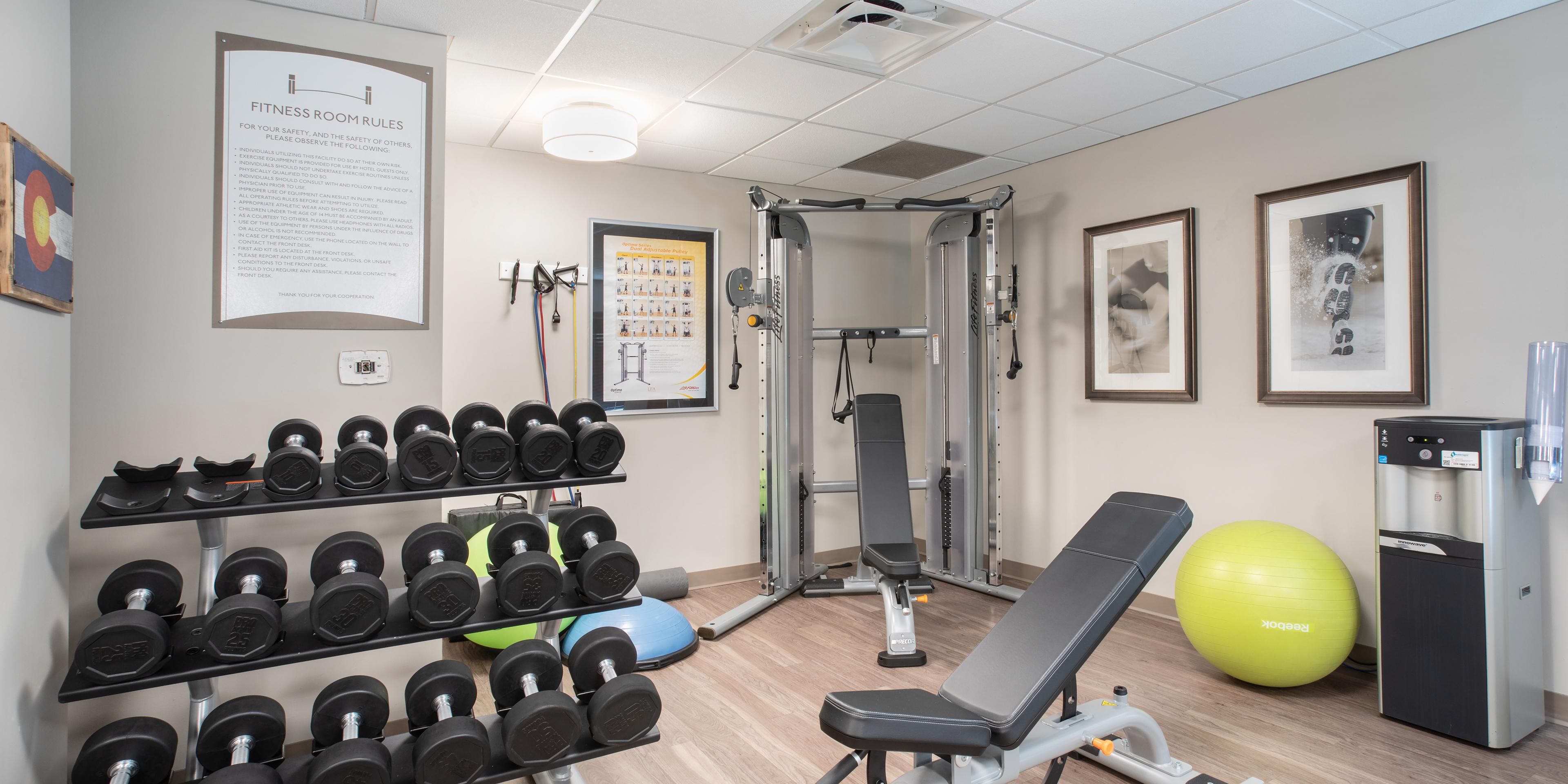 Stay active and energized in our fully equipped Fitness Center.