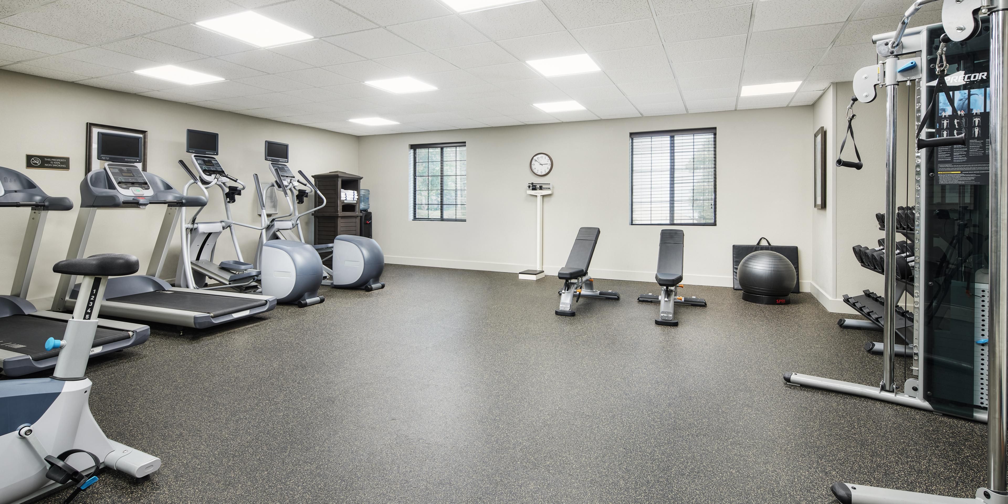Maintain your workout in our state-of-the-art fitness center