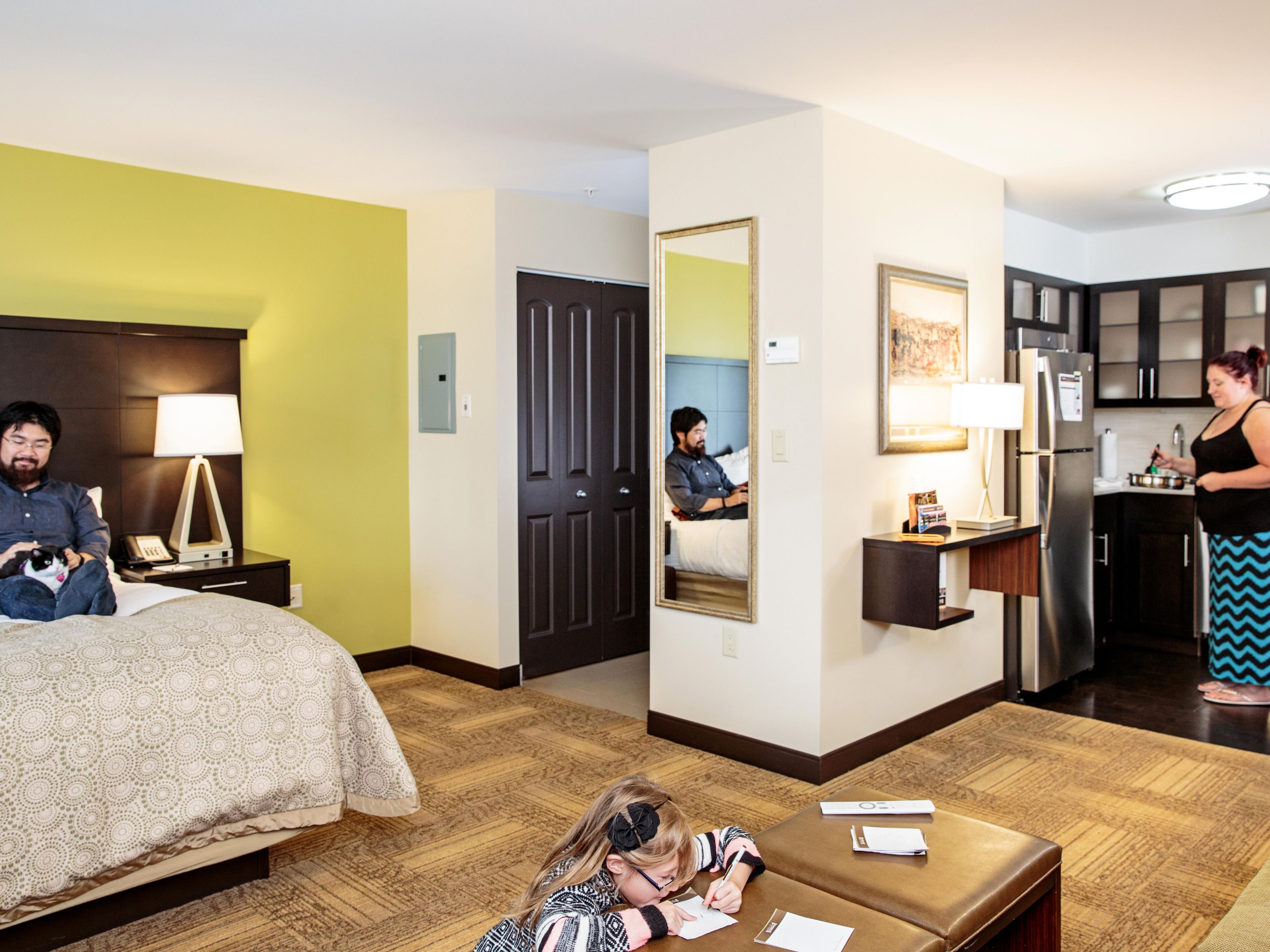 The Longer you stay, less you pay.