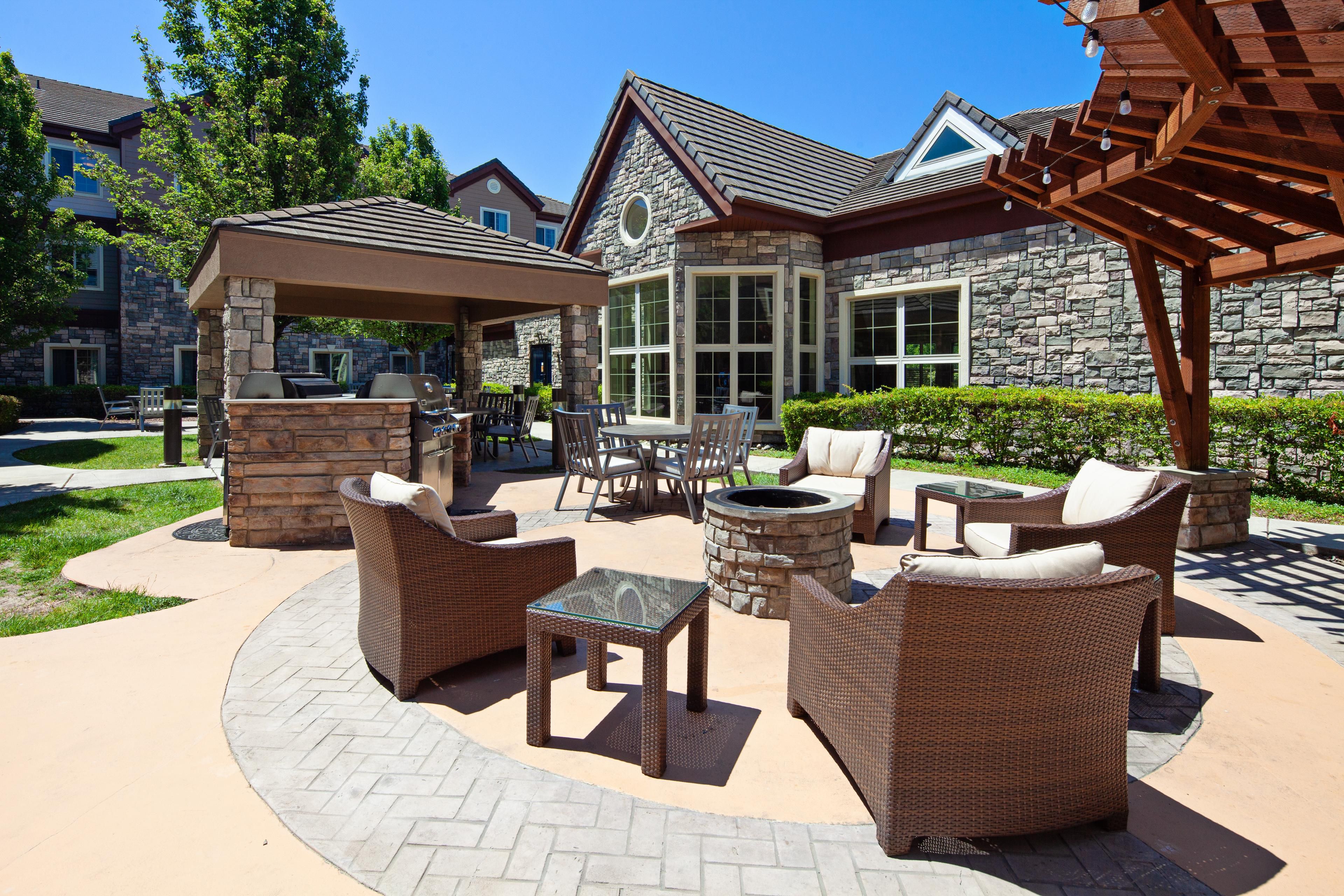 Relax by the fire or use one of our outdoor grills. 