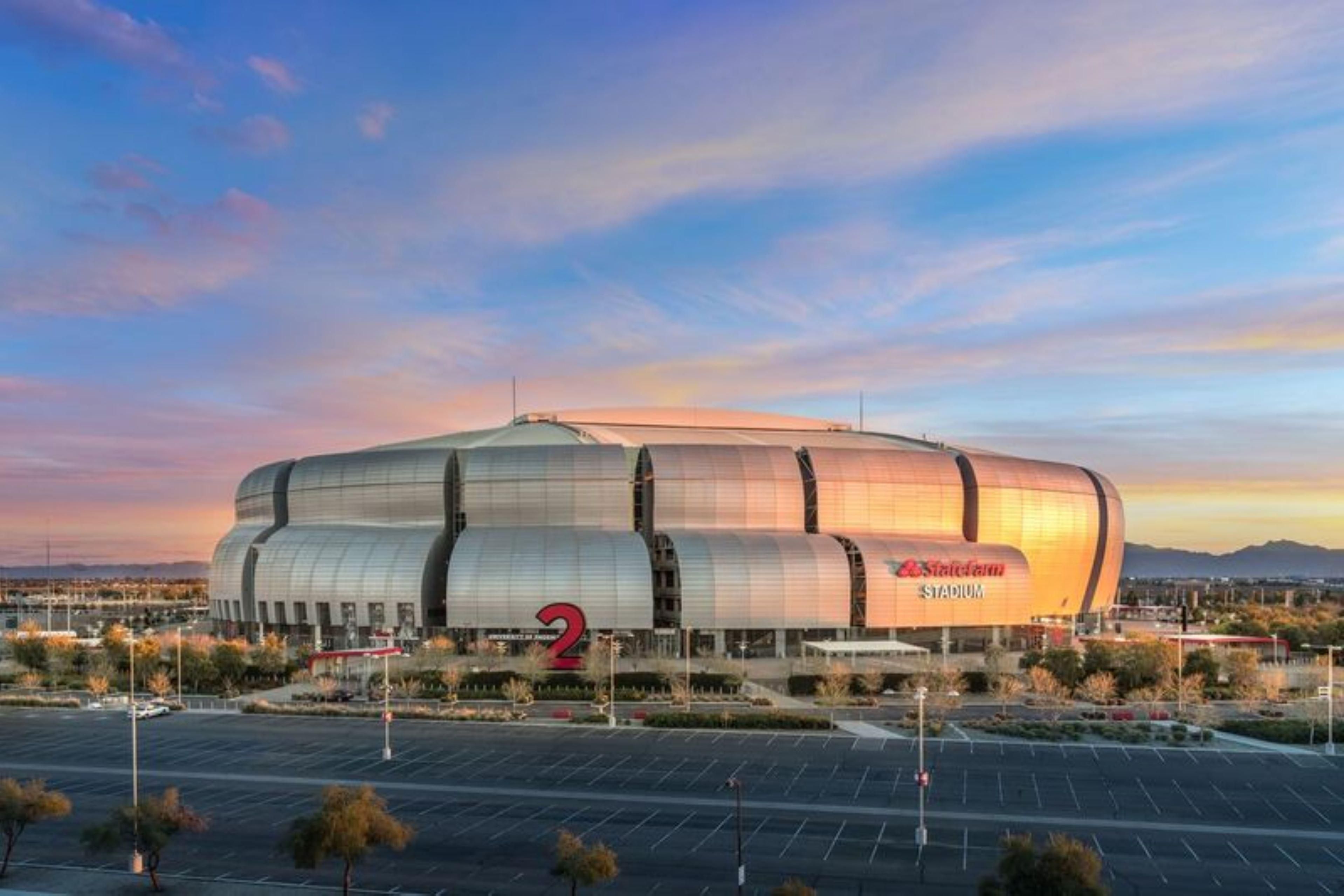 Our hotel is within one mile from State Farm Stadium, home of the Arizona Cardinals football team. State Farm Stadium hosts several events throughout the year which can include national events like NCAA Final Four, Super Bowl, concerts and local events as well. 