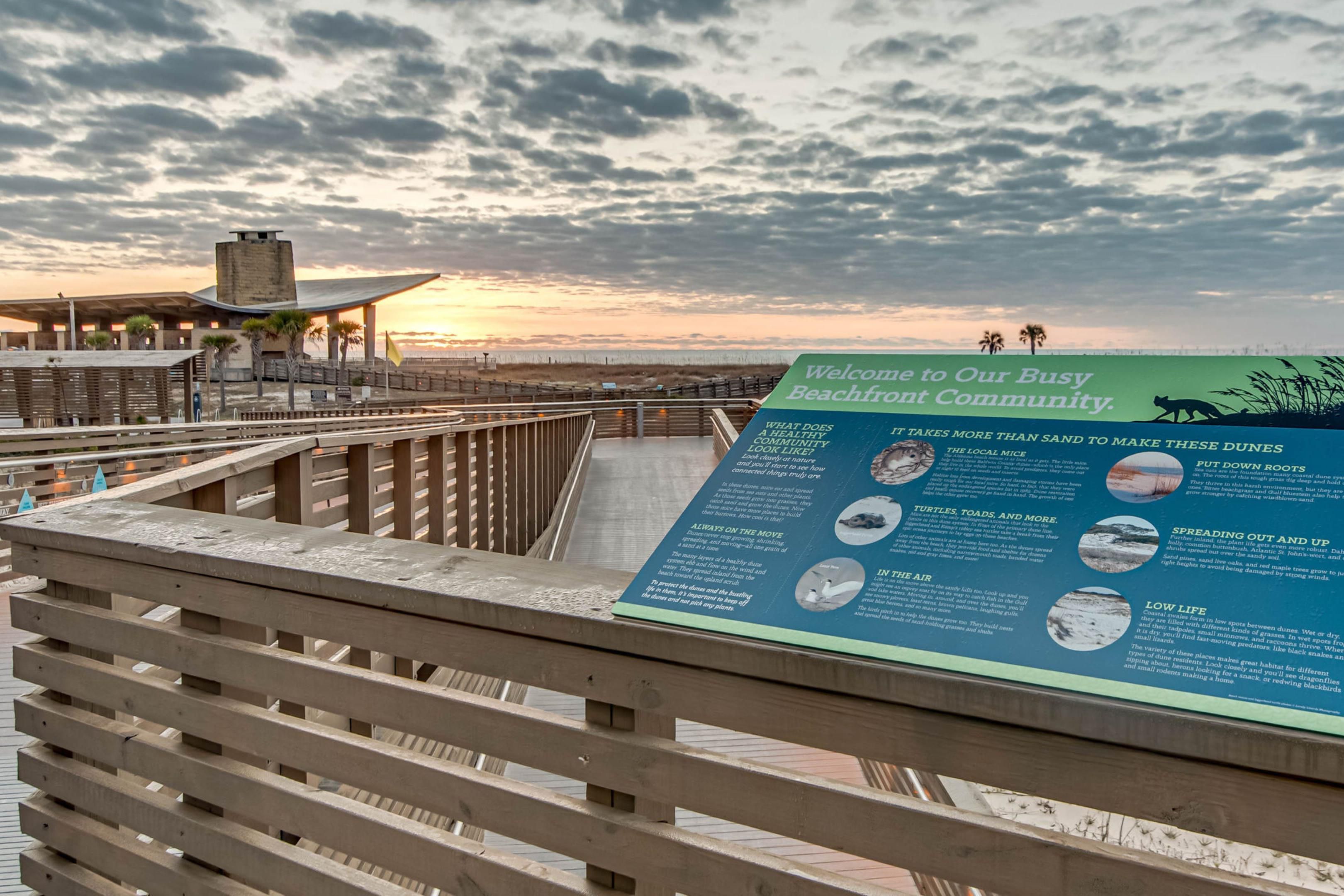 Gulf State Park has two miles of beaches, a spacious campground and a brand new Lodge to greet you. Yes, we have gorgeous white sand, surging surf, seagulls and a variety of activities, but there is more than sand and surf to sink your toes into.