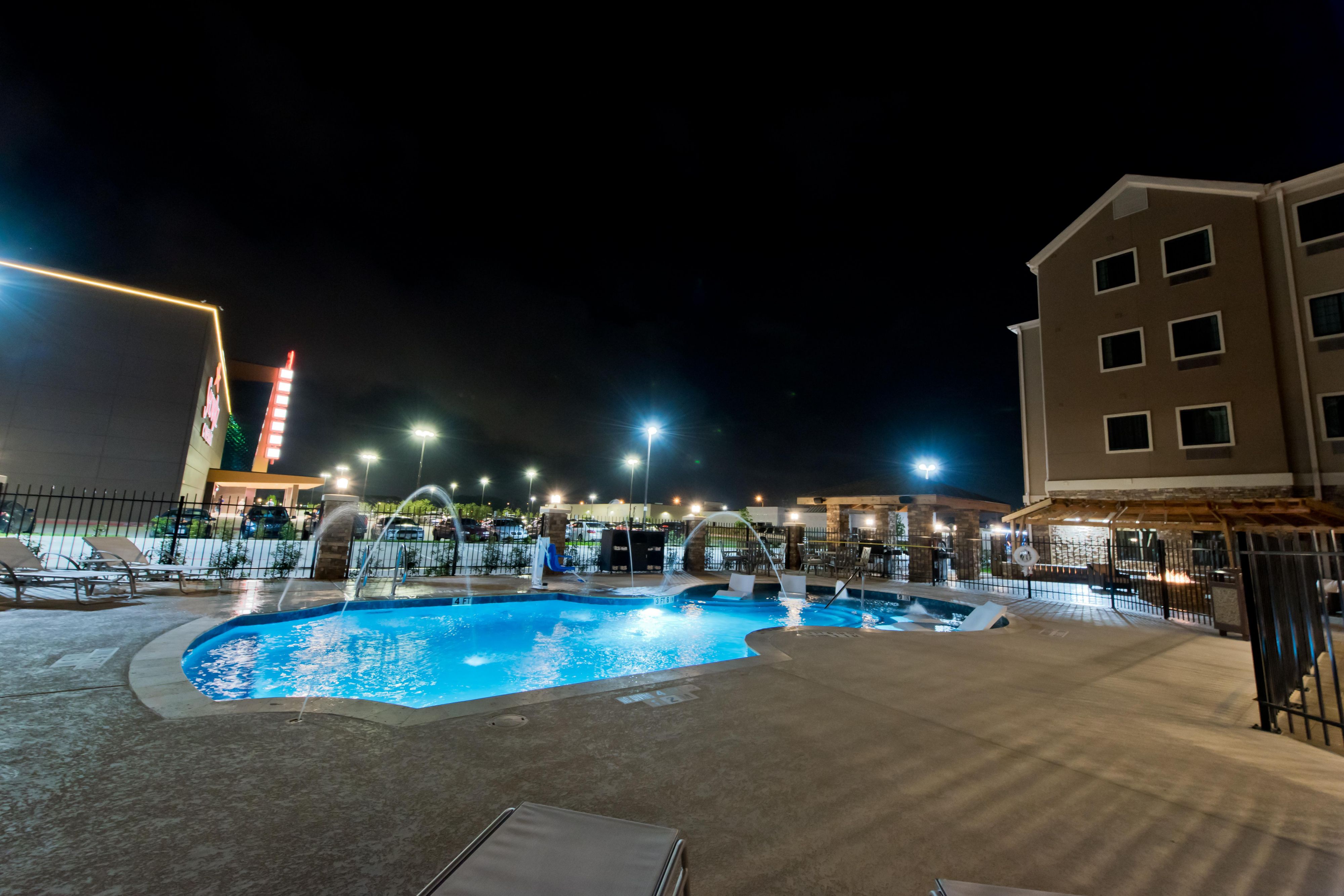The pool is amazing. The grills are always ready to be used and the fire pit is perfect for every evening.