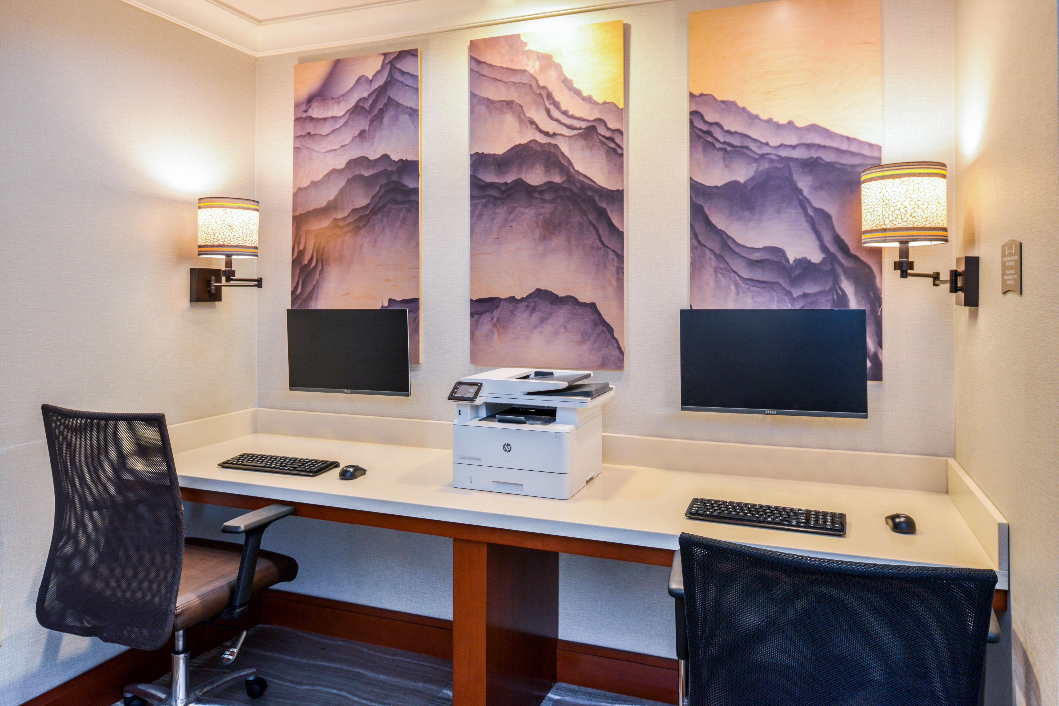 Stay connected at our 24/7 business center, fully equipped with printer, computer, and complimentary Wi-Fi, with additional services provided if needed. Guests can stay on top of their workload and preparation for meetings. For additional services, our friendly and helpful front desk staff can recommend further local businesses.