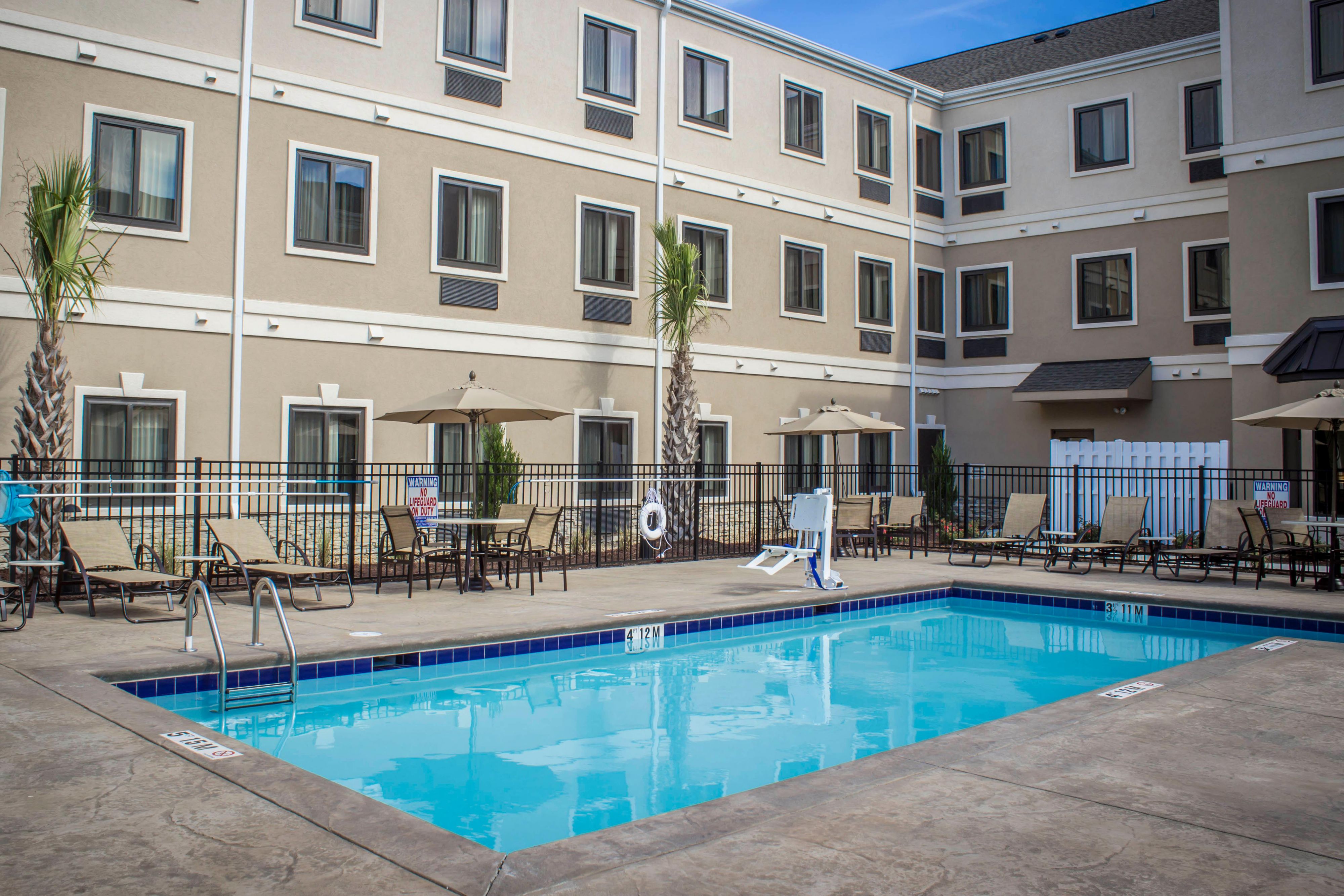 Our outdoor swimming pool is now open for the 2025 season through Labor Day!  