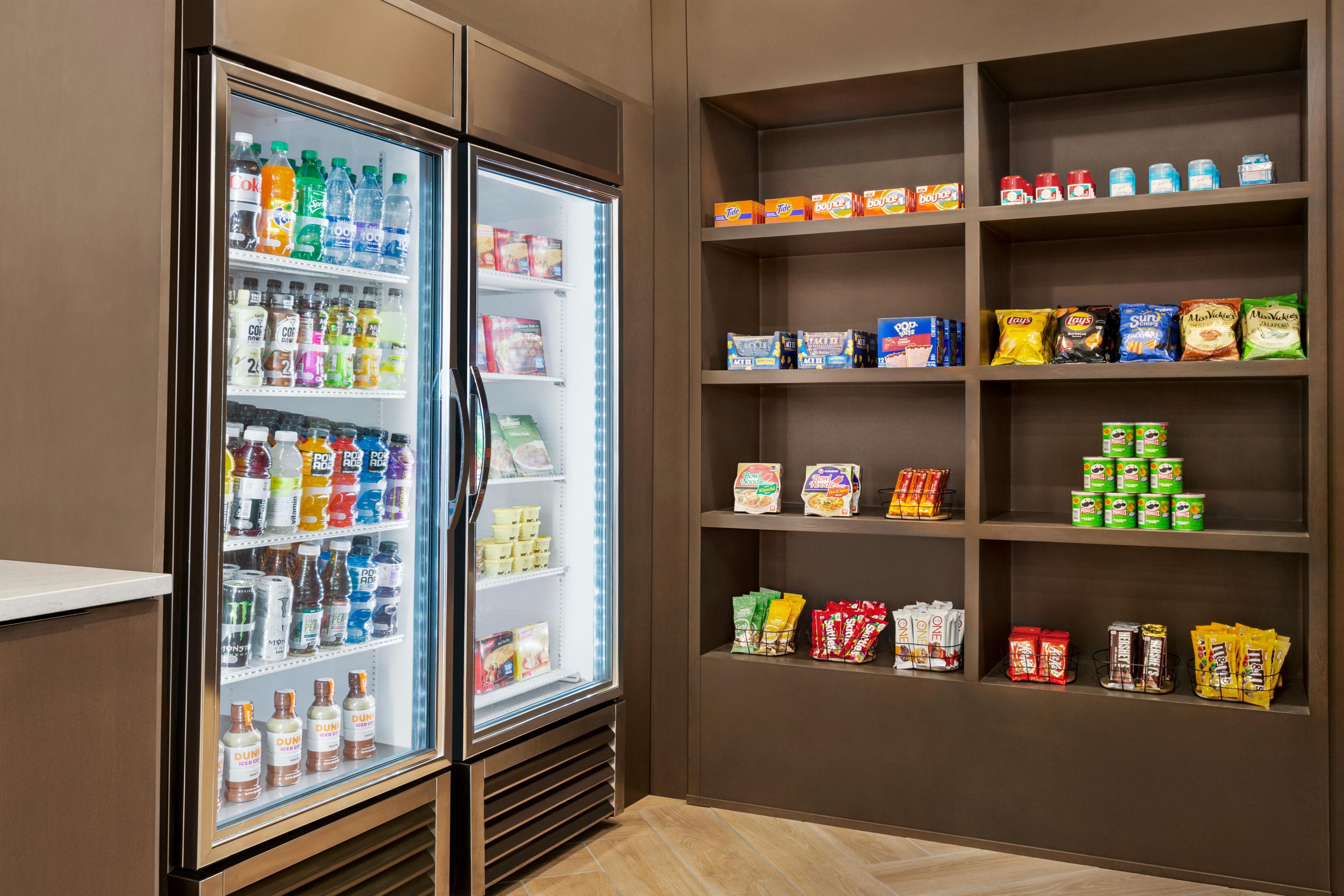 Satisfy late-night cravings with a snack in our lobby market.