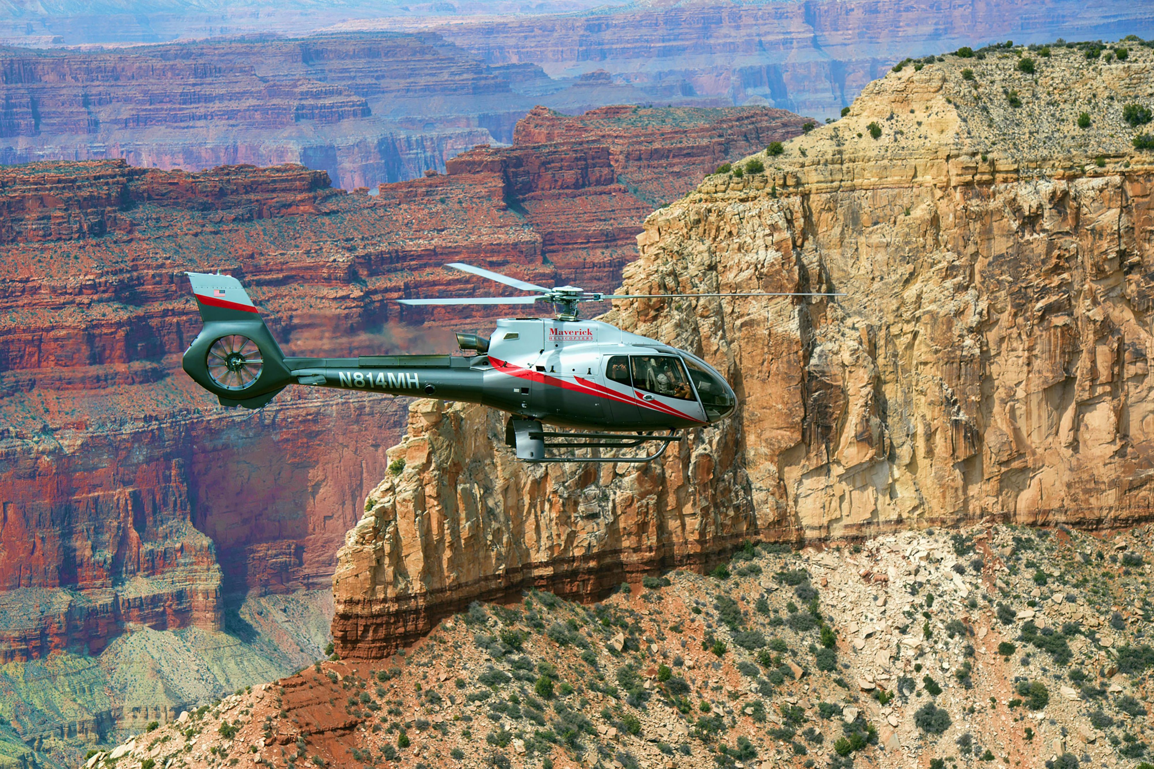 Grand Canyon helicopter tours departing from Las Vegas.