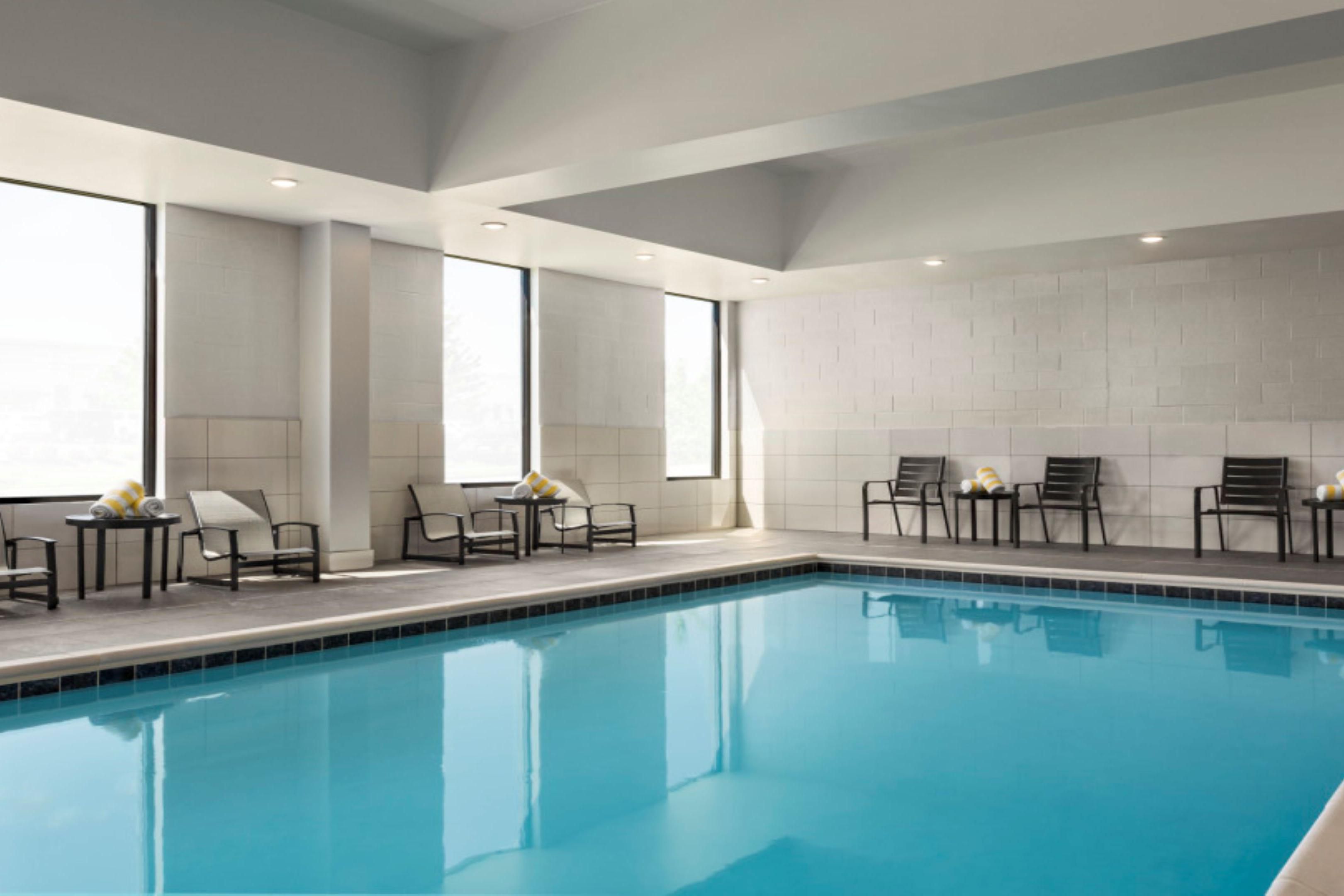Enjoy our heated indoor pool even when the weather outside is chilly!