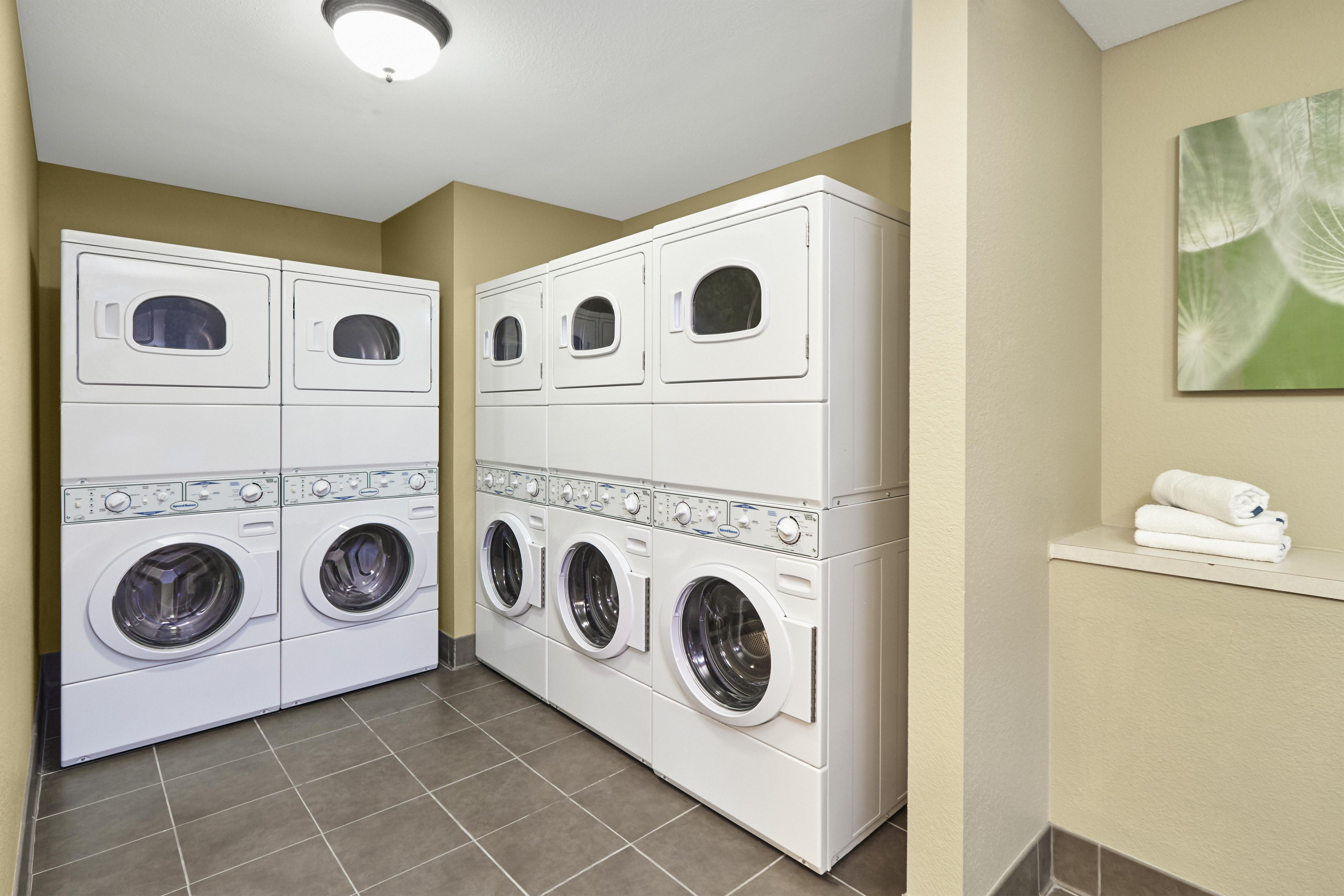 Enjoy the convenience of our complimentary guest laundry facility, equipped with multiple machines to meet your needs. Whether you're refreshing your wardrobe or tackling a travel emergency, we've got you covered!
